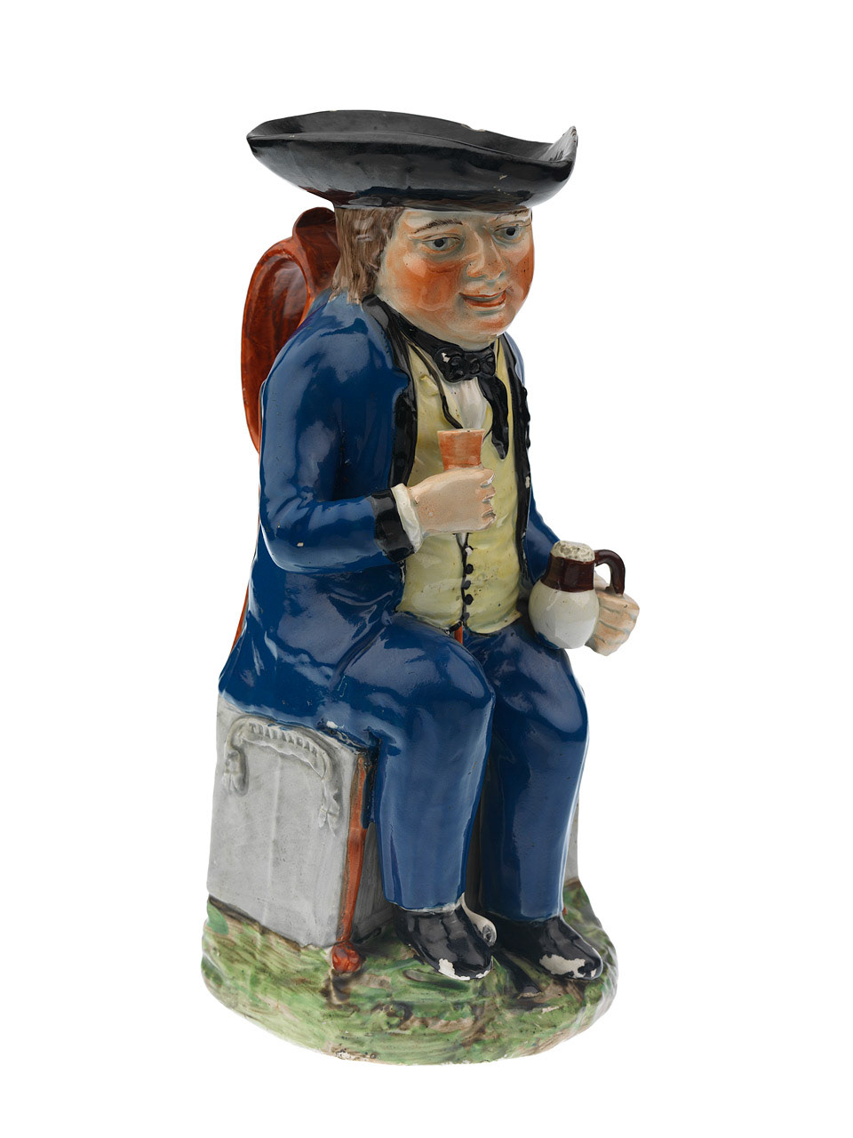 Toby jug in the shape of a sailor (early C19th)