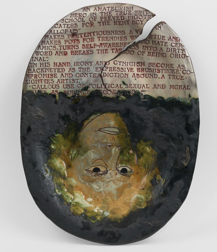 Grayson Perry, Self-portrait cracked and warped (1985)