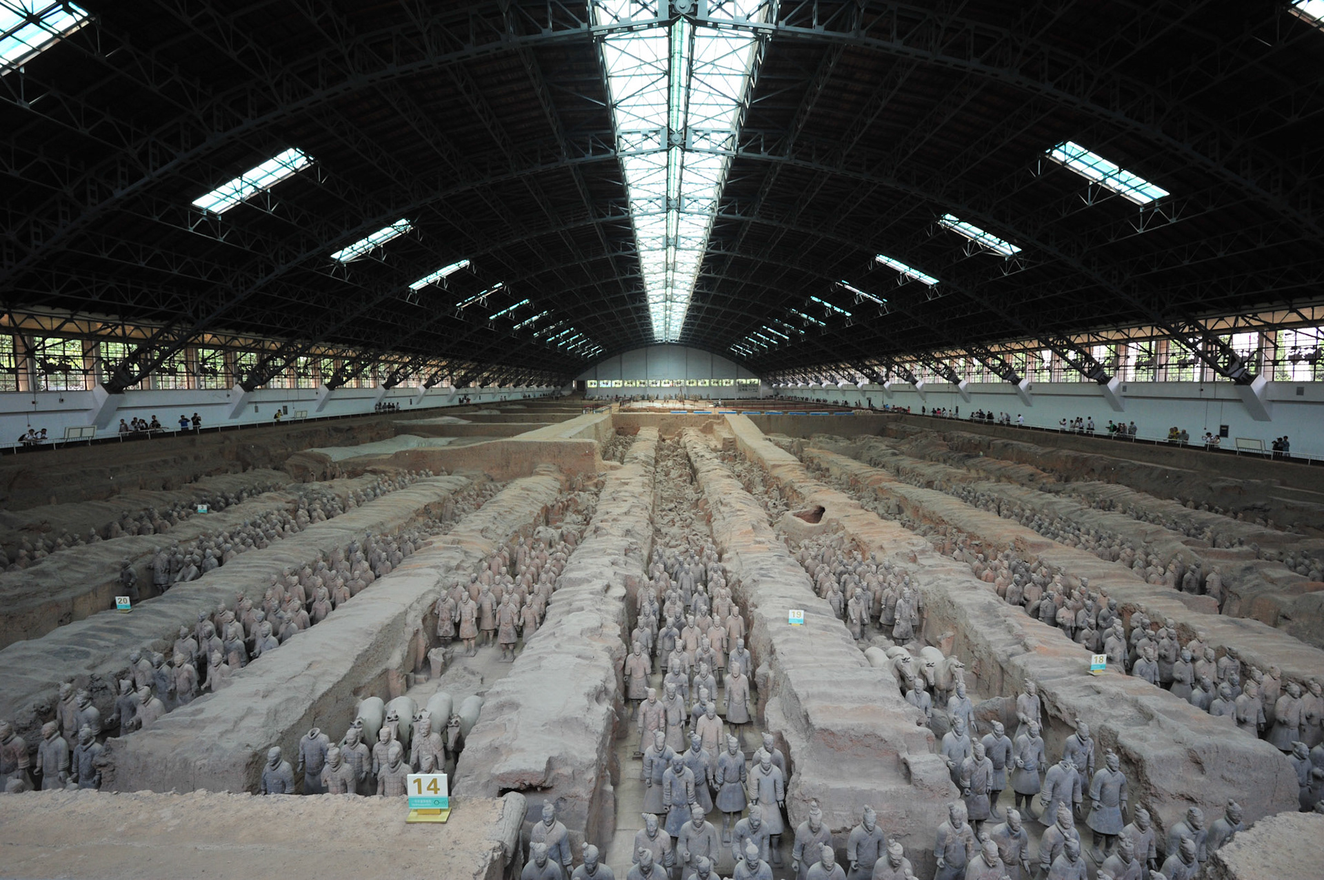 Teracotta army, Xi'an, China (c.210 BCE)