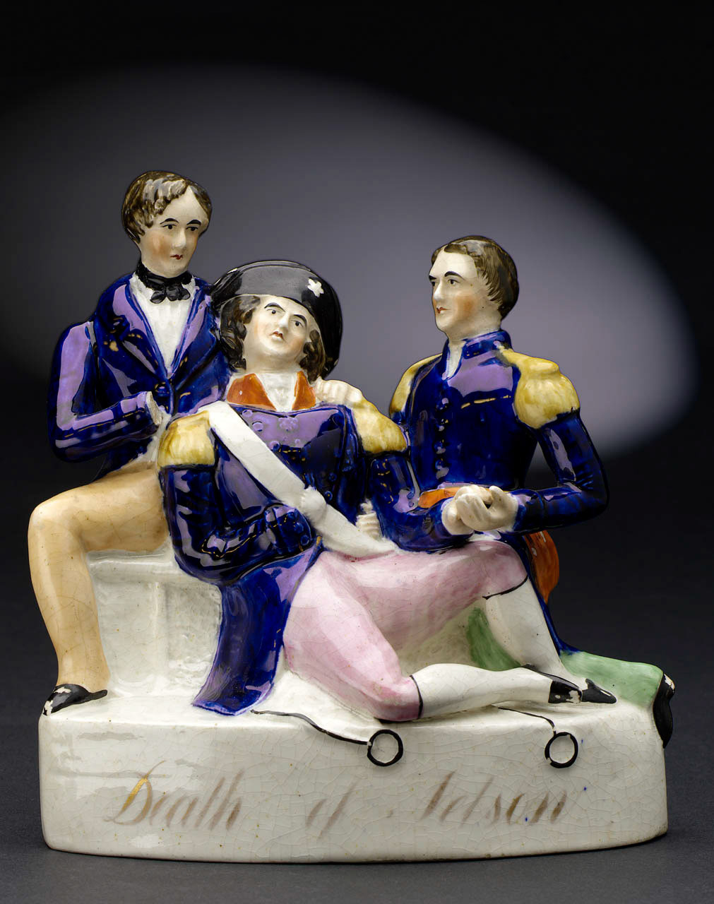 Staffordshire Death of Nelson figures