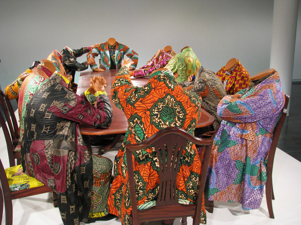 Yinka Shonibare, Scramble for Africa (2003) back