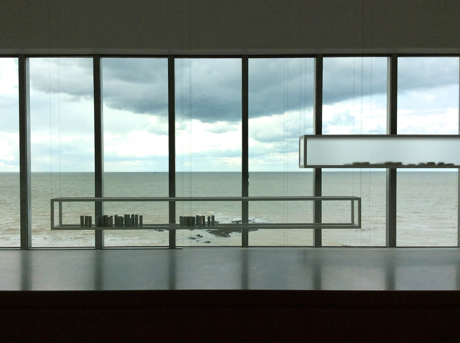 Edmund de Waal at Turner Contemporary, Margate (2014) photograph by Fran Pickering