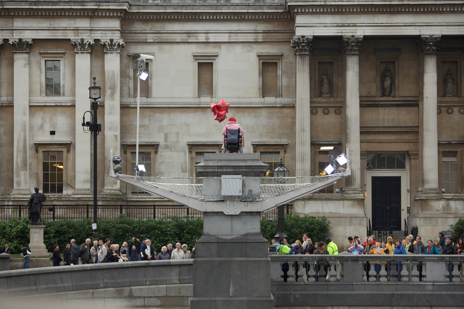 Anthony Gormley, One and Other (2009) 'I love life'