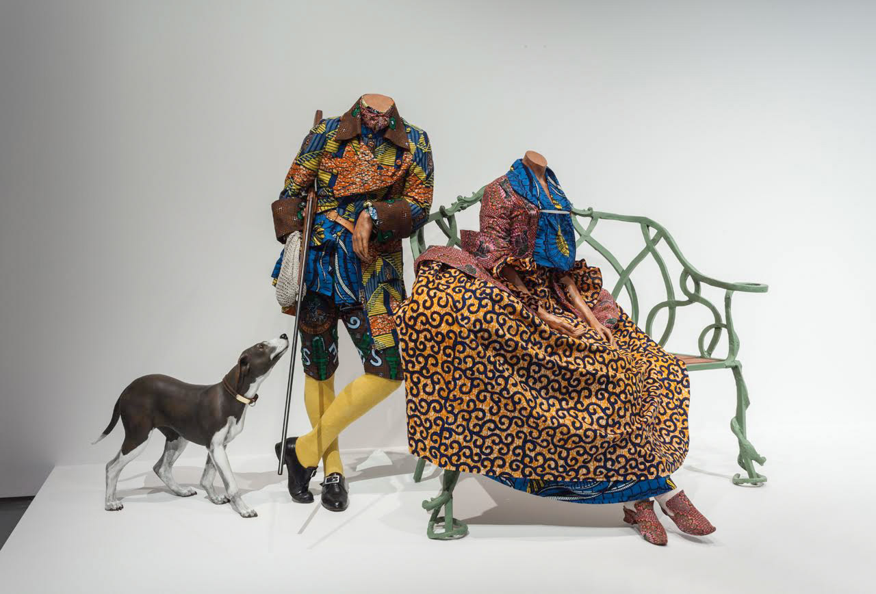 Yinka Shonibare, Mr and Mrs Andrews without their heads (1998)