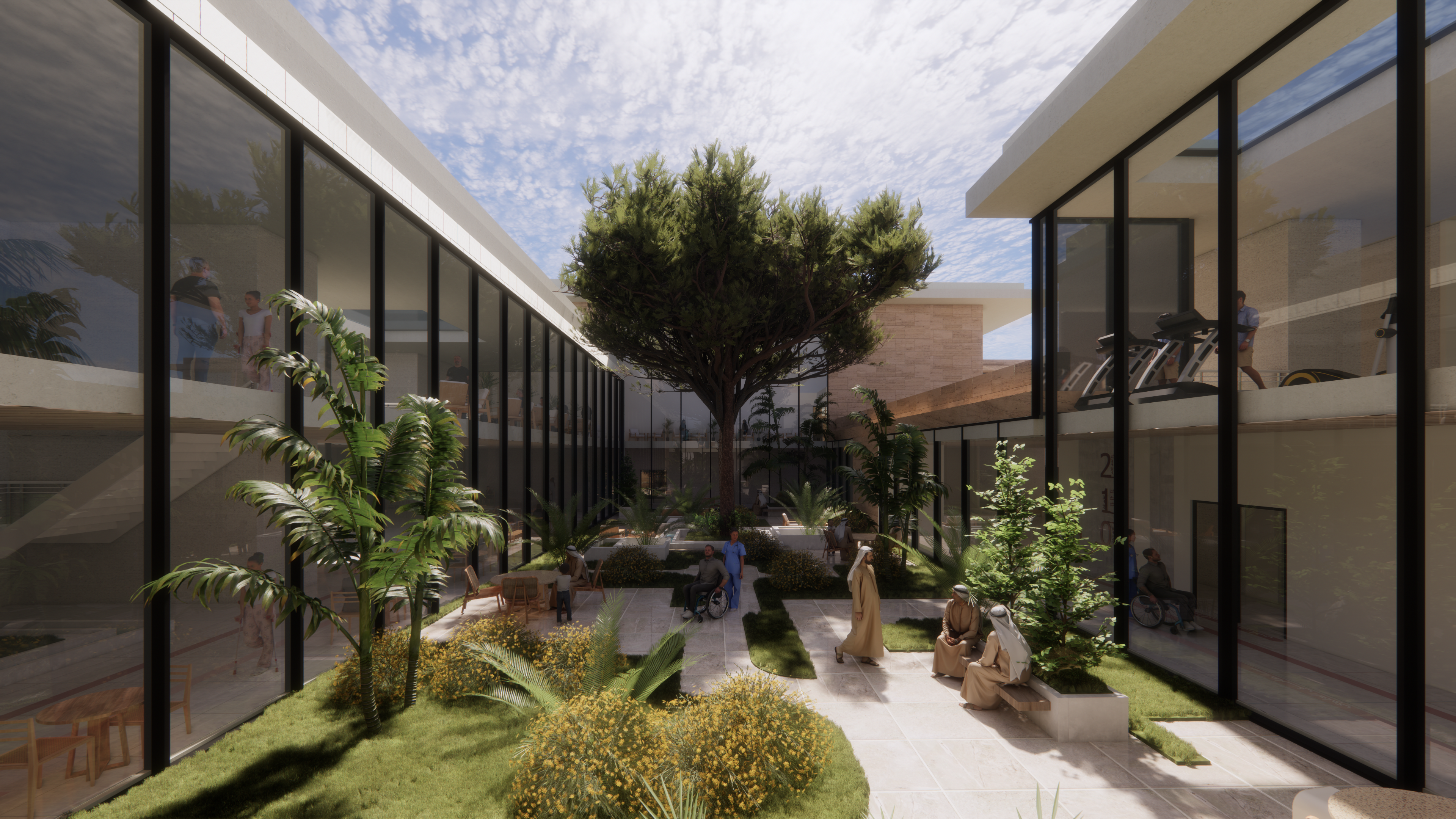 Social Center - Main Courtyard
