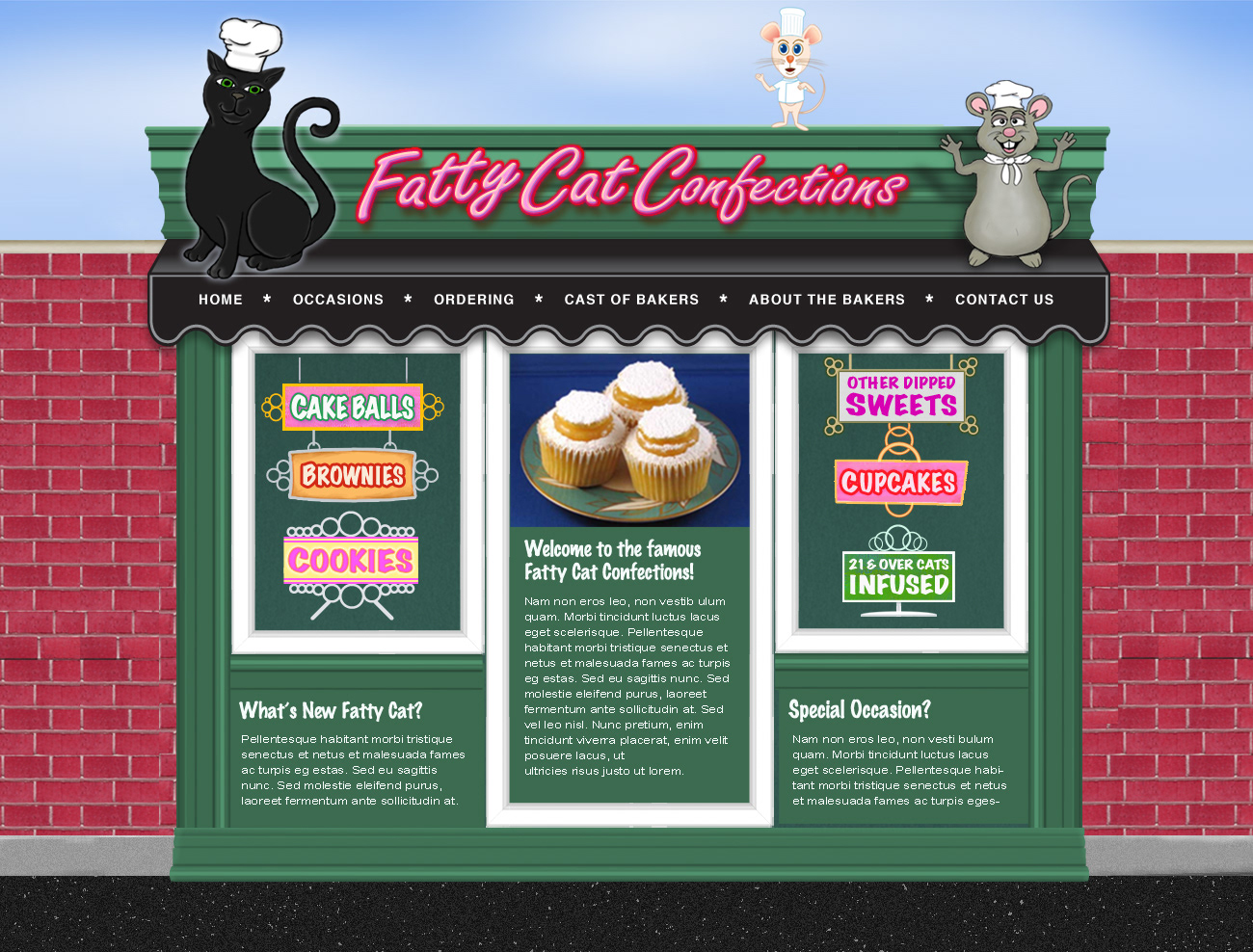 A landing page that feels like a friendly neighborhood shop.