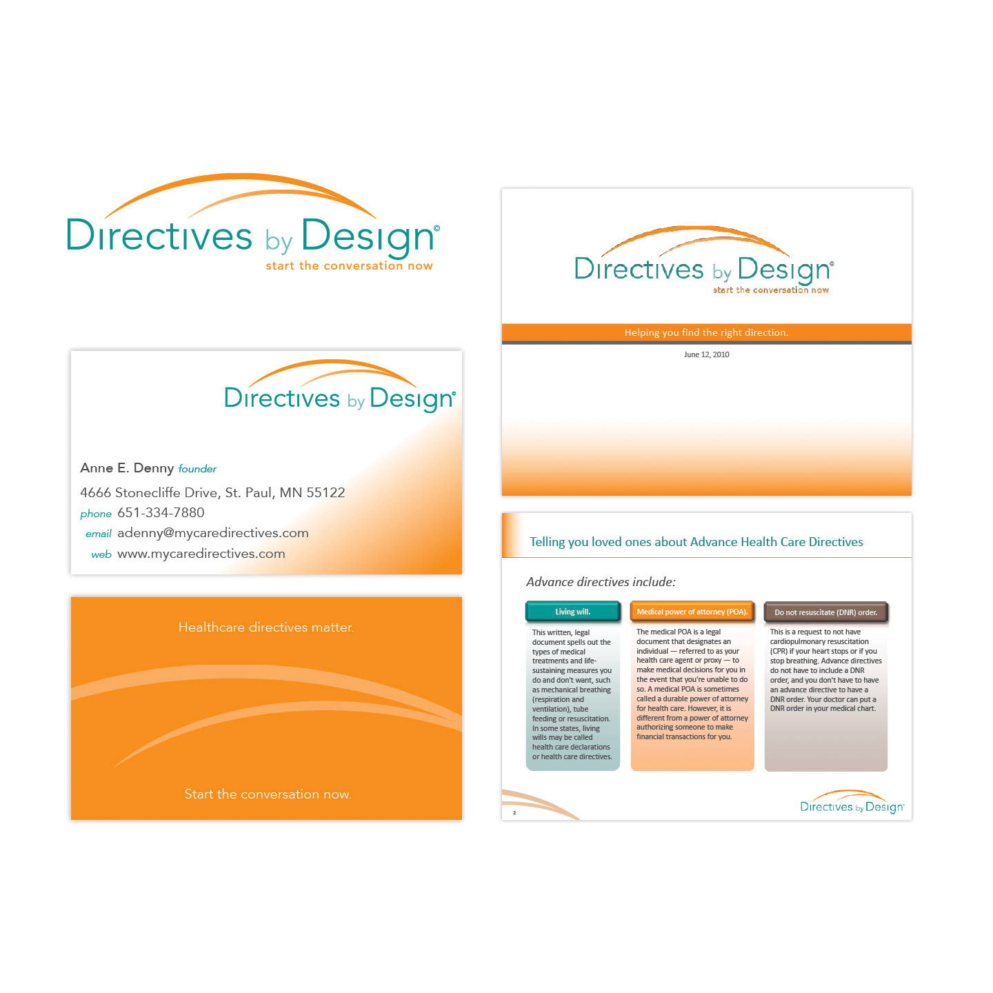 Identity system for "Directives by Design"