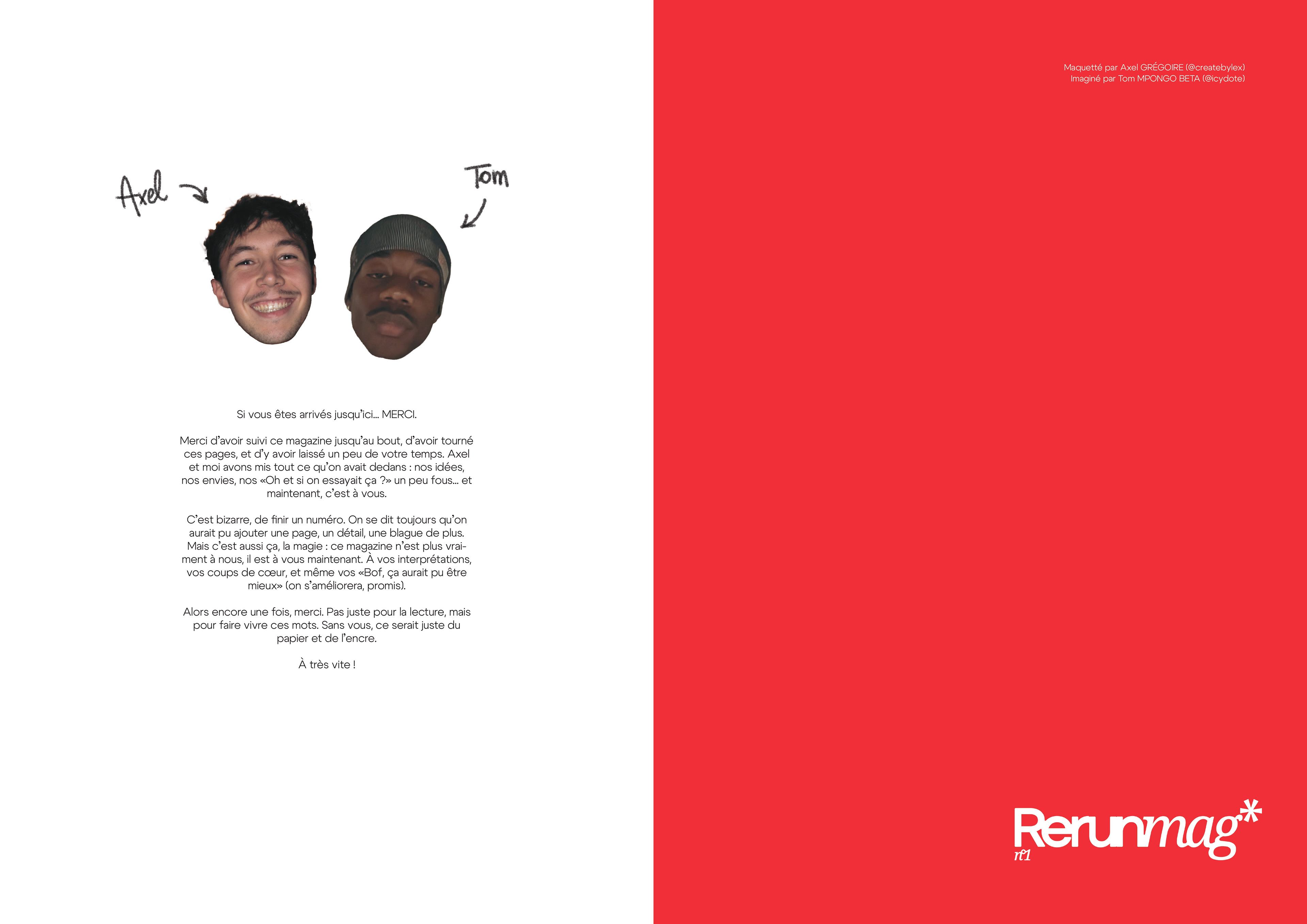 Rerunmag - Double page 98-99
