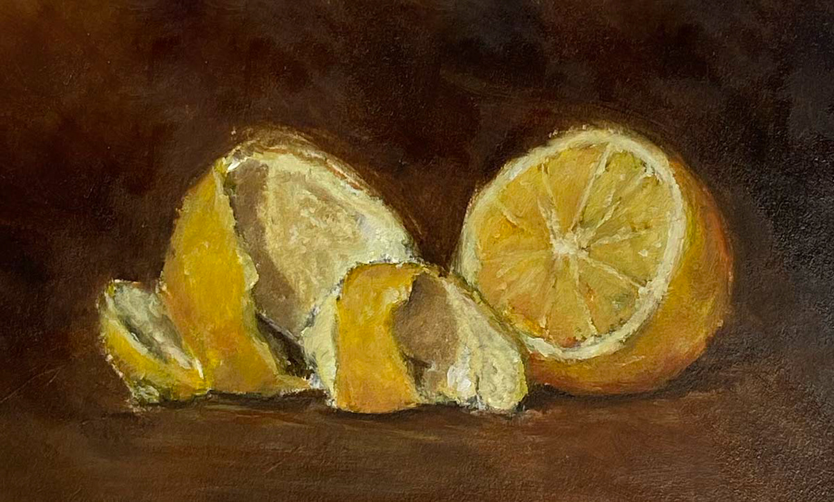 Kleur studie, olieverf op papier, 2025