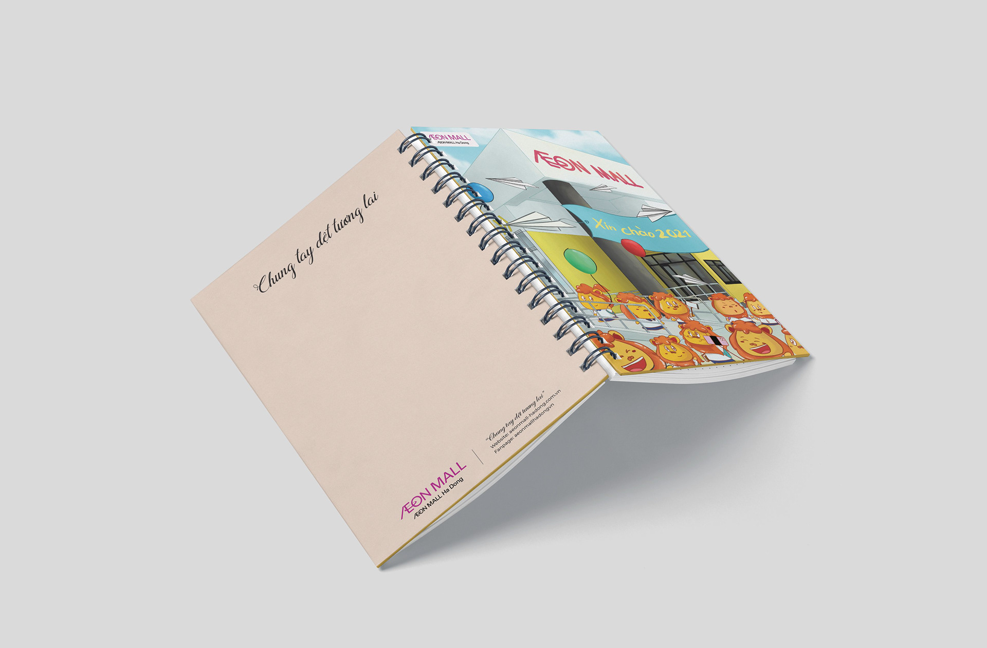Aeon Mall Notebook Design by JAI.VN