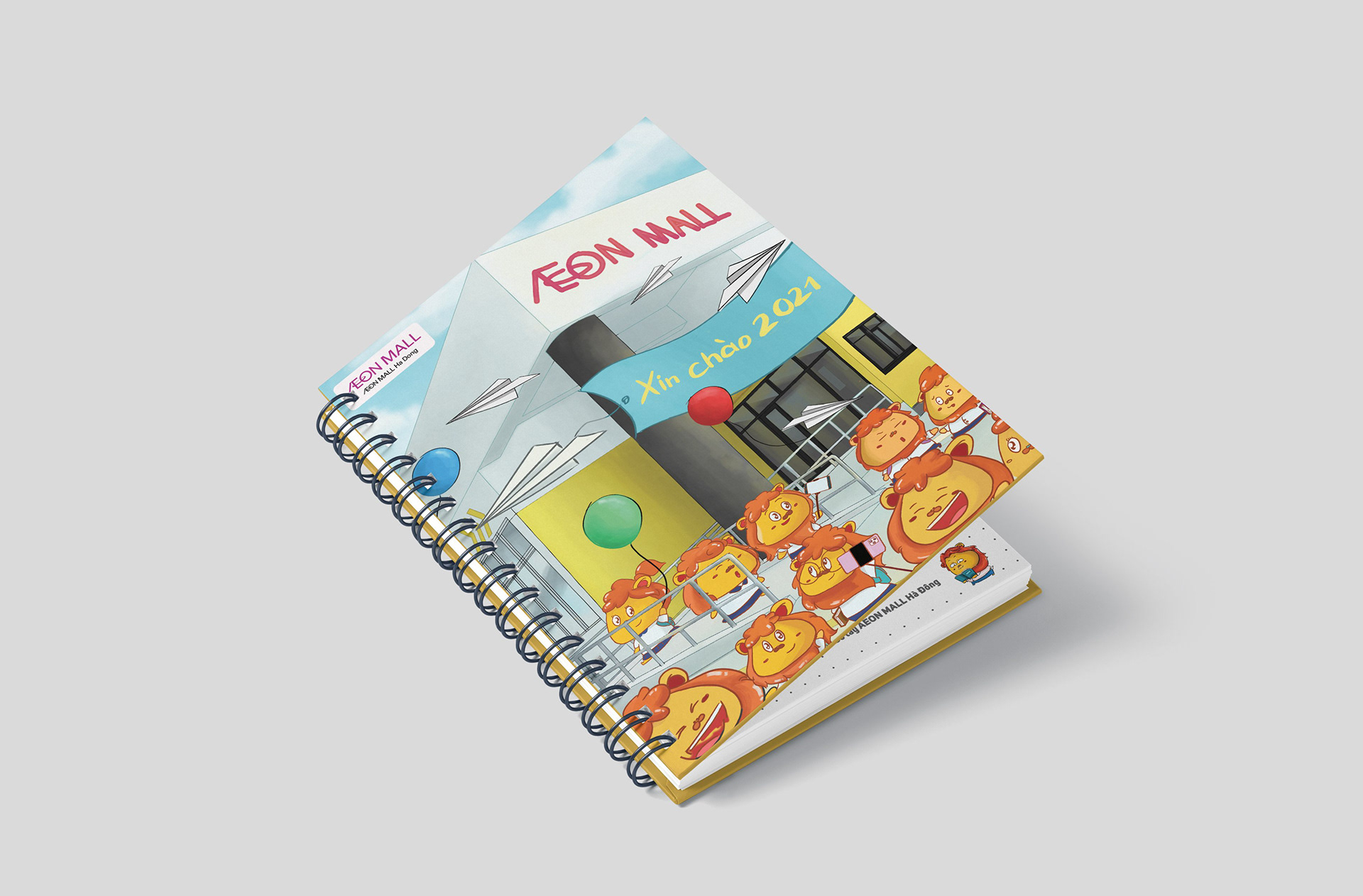 Aeon Mall Notebook Design by JAI.VN