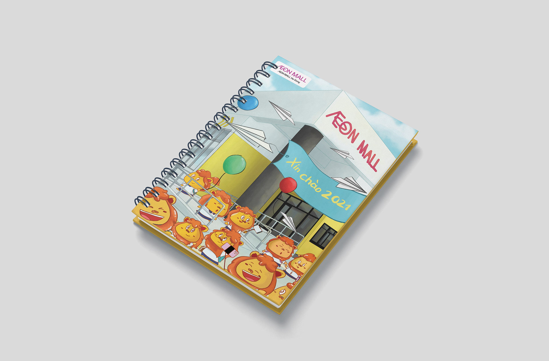 Aeon Mall Notebook Design by JAI.VN