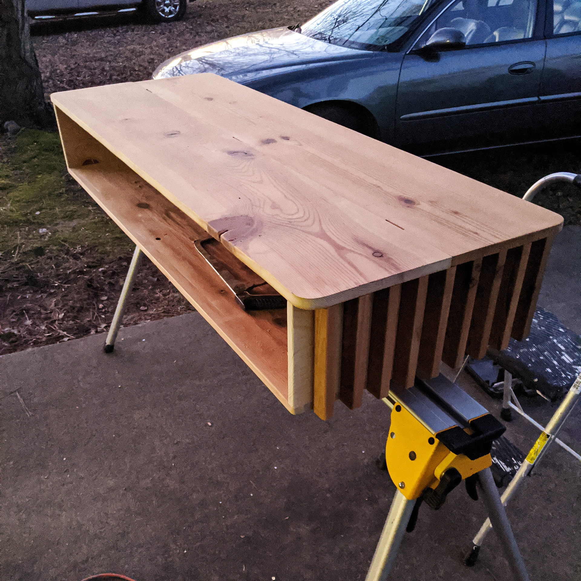 All sanded and ready for stain.