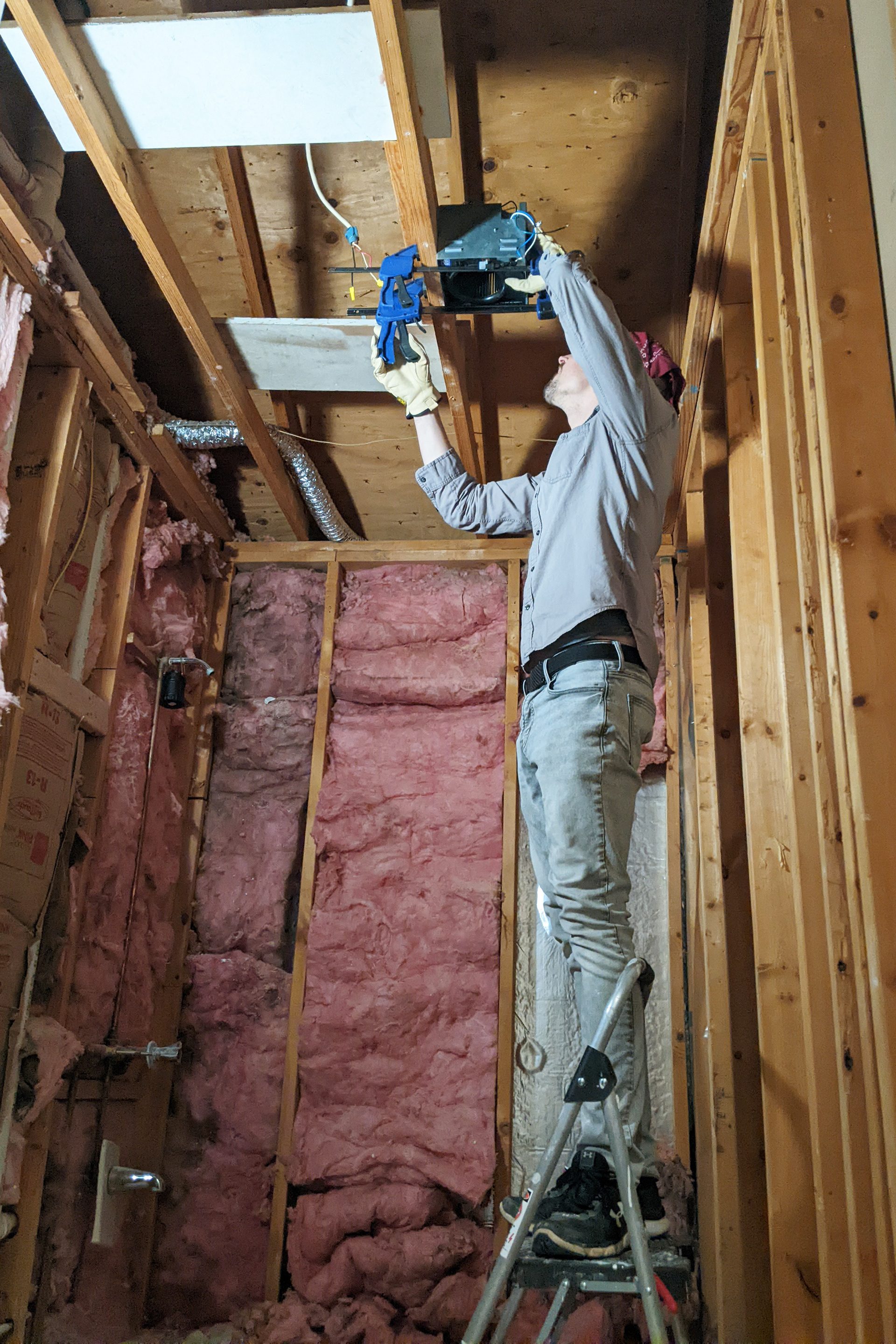 Installing new fixtures