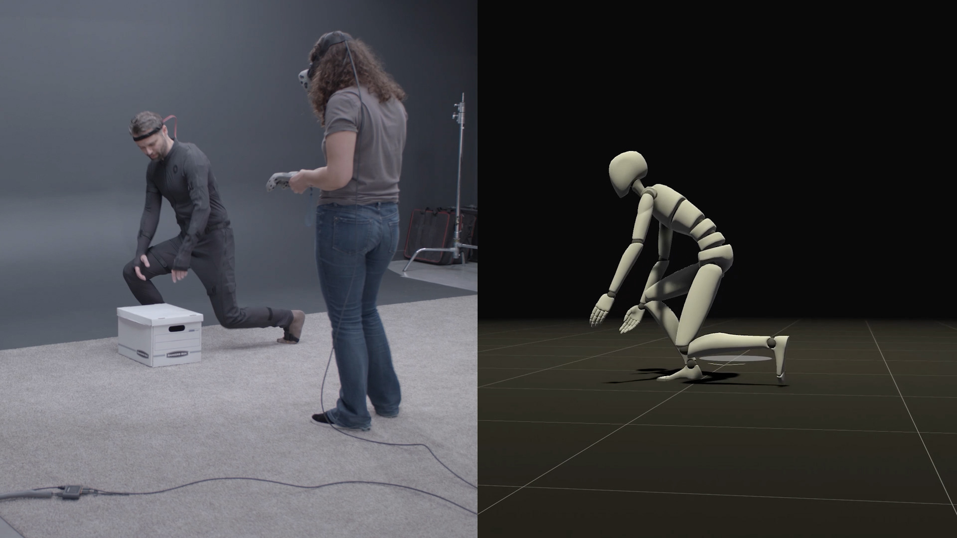 Motion capture and VR.