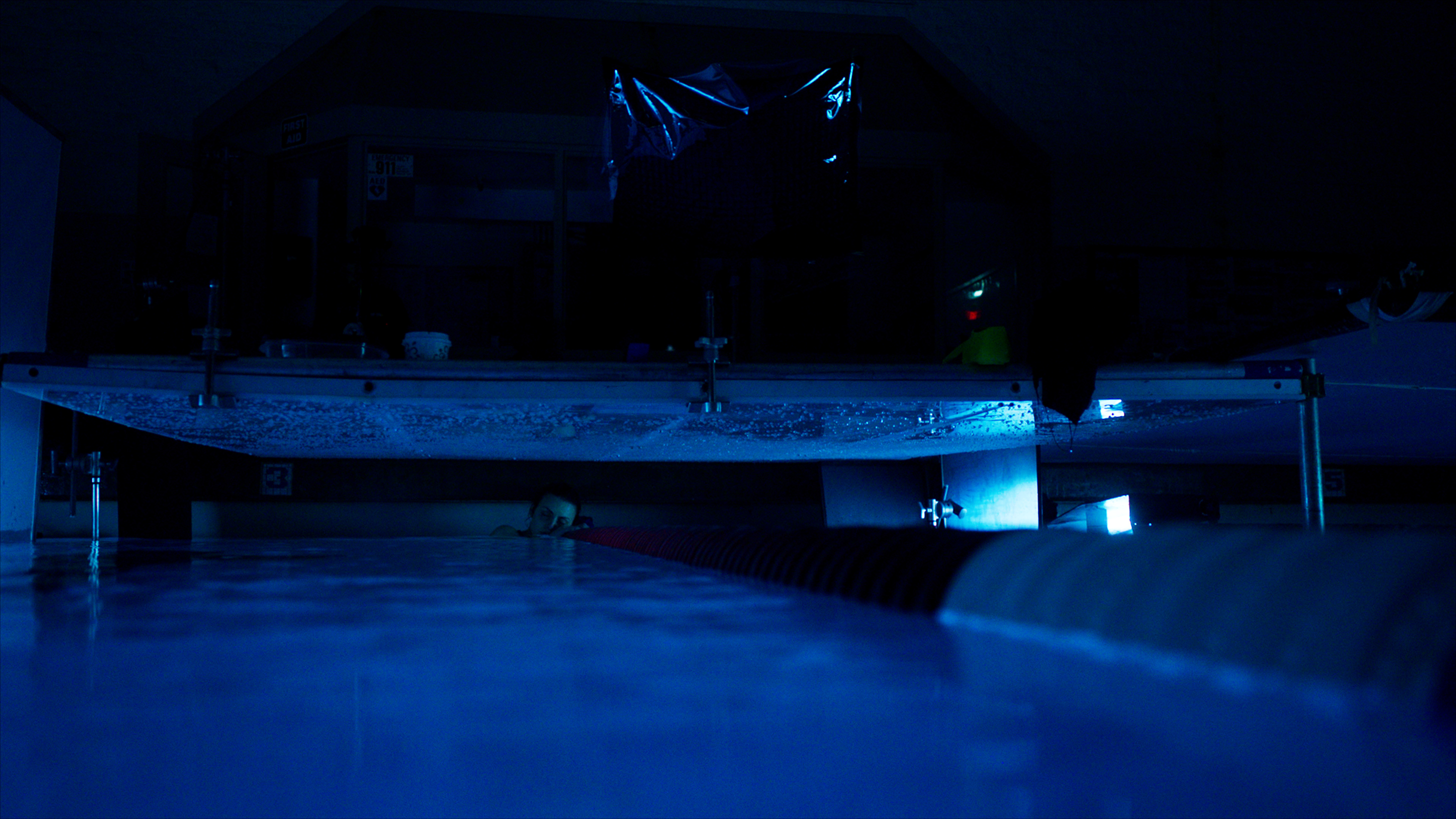 Extend pool cover: before