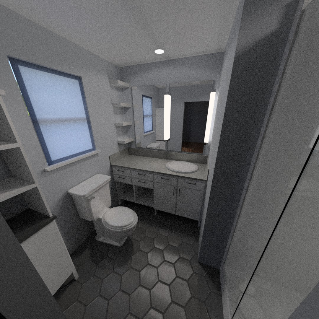 Early layout design rendered in Blender.