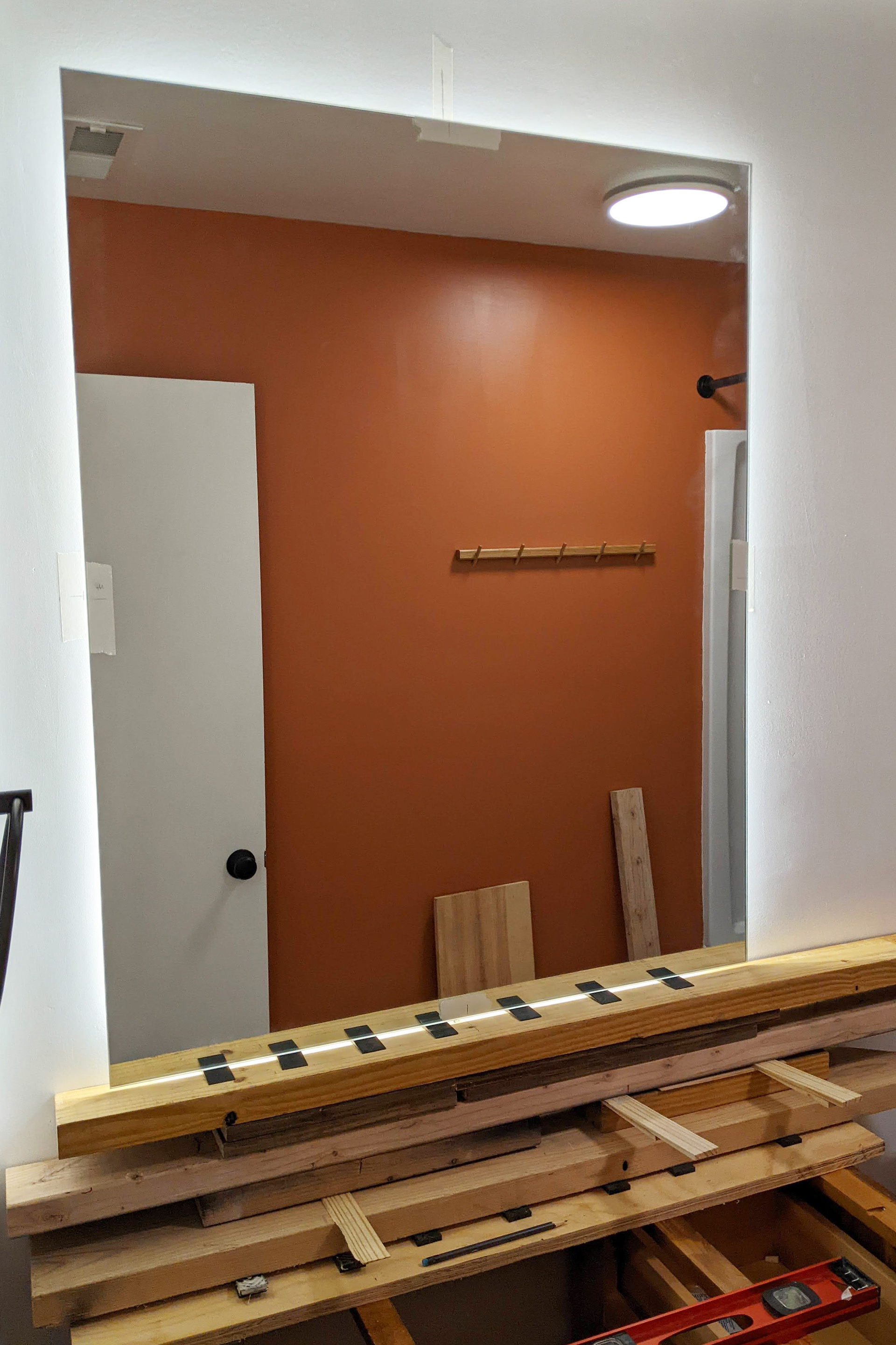 Installing the mirror