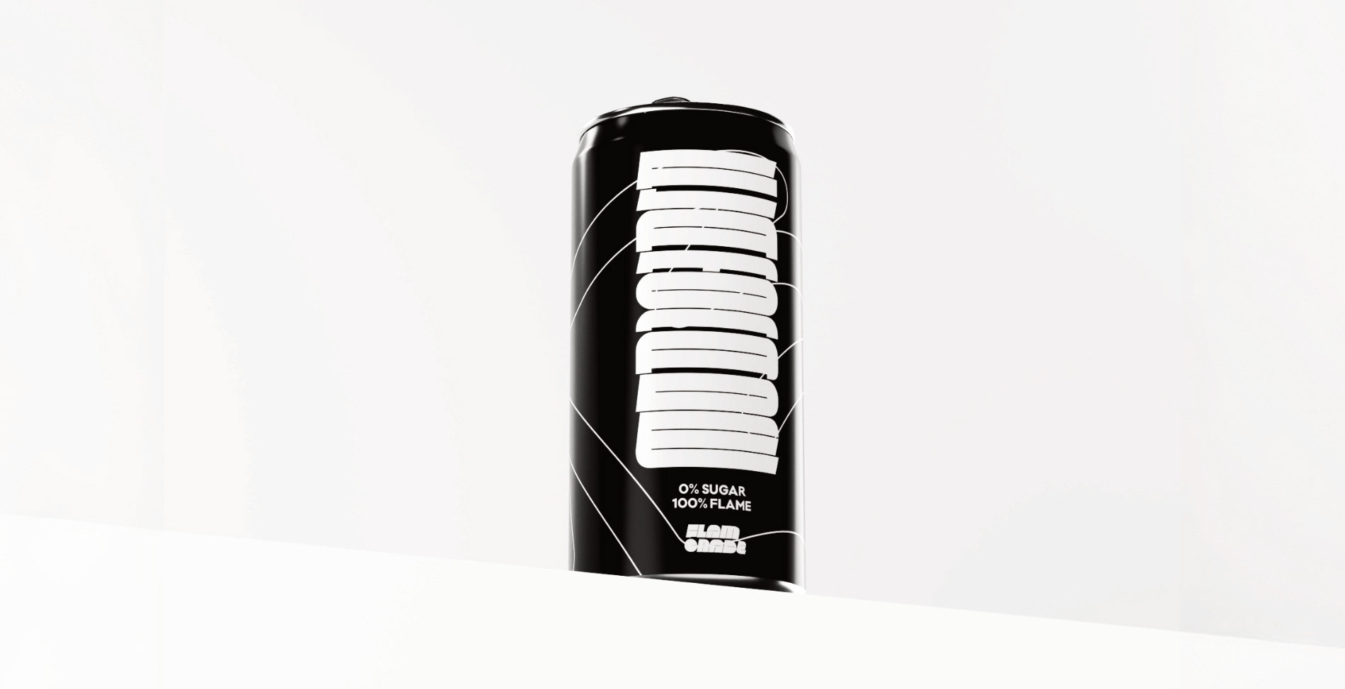 Can label design and 3D model