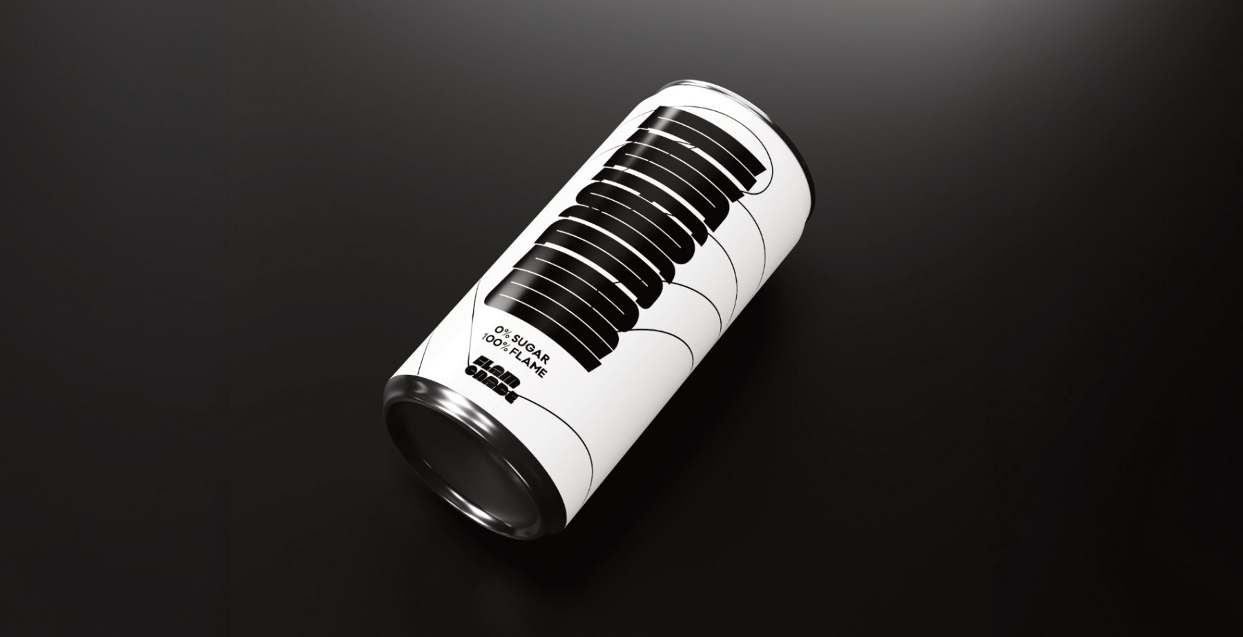 Can label design and 3D model