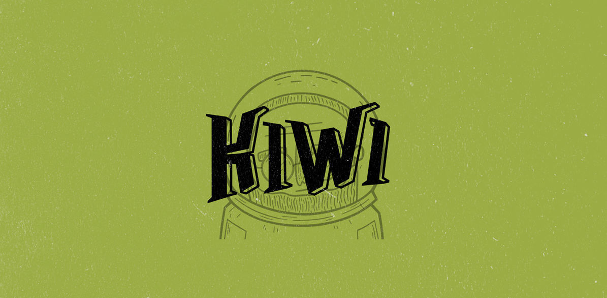 Beer brand label design