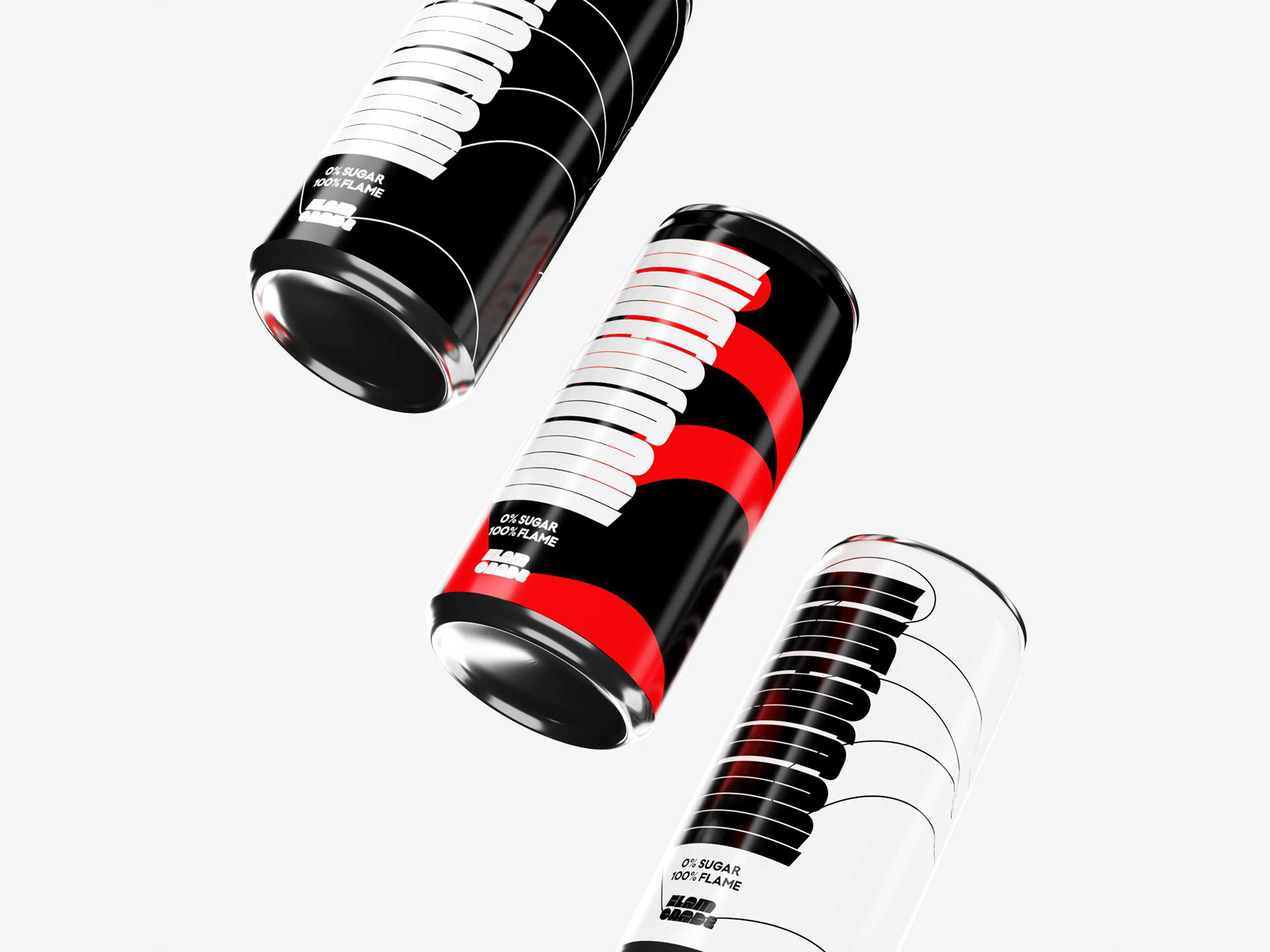 Can label design and 3D model