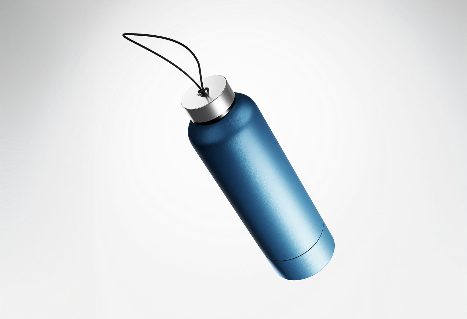 Steel 3D bottle model
