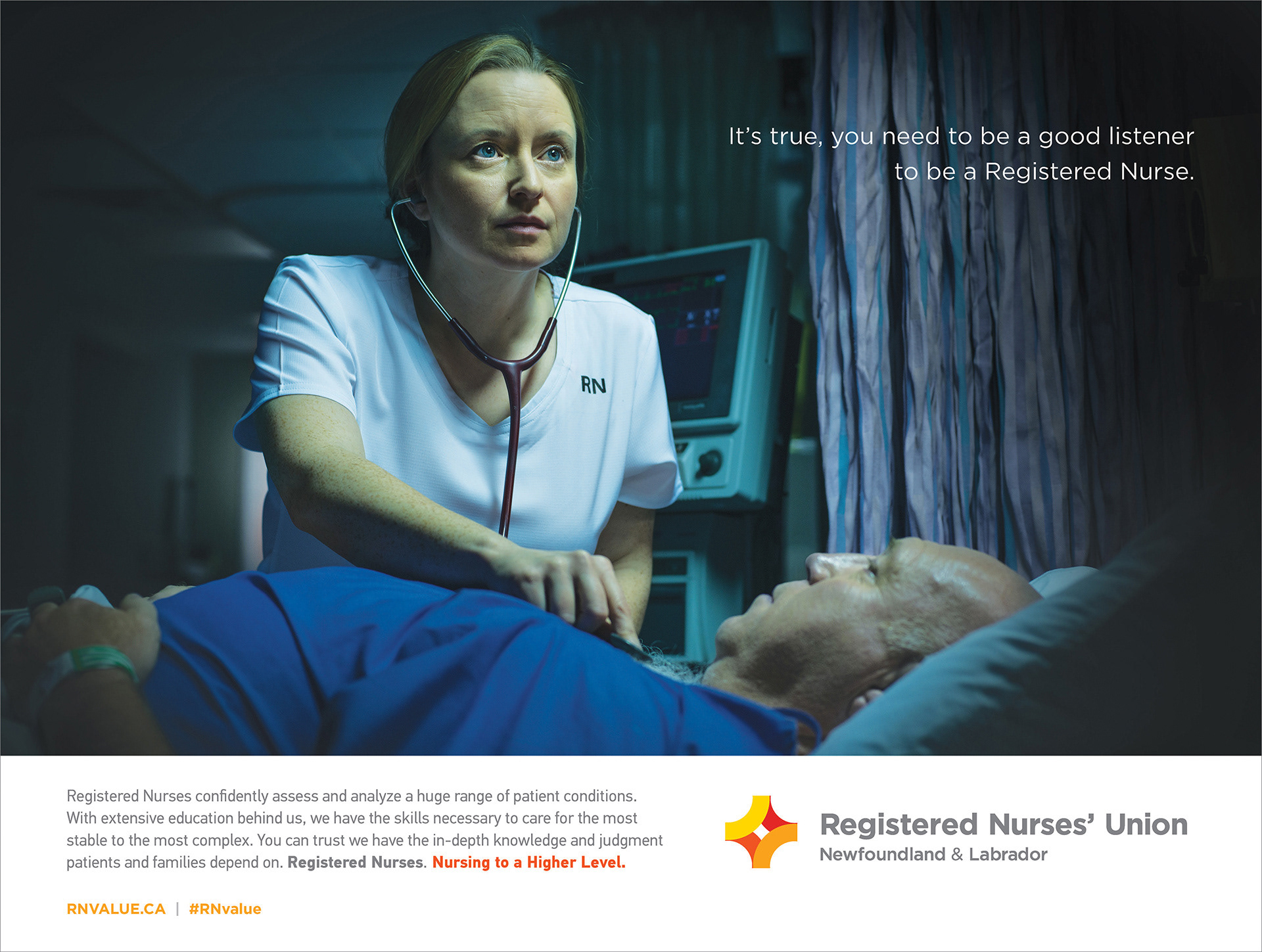 Registered Nurses' Union Print Ad