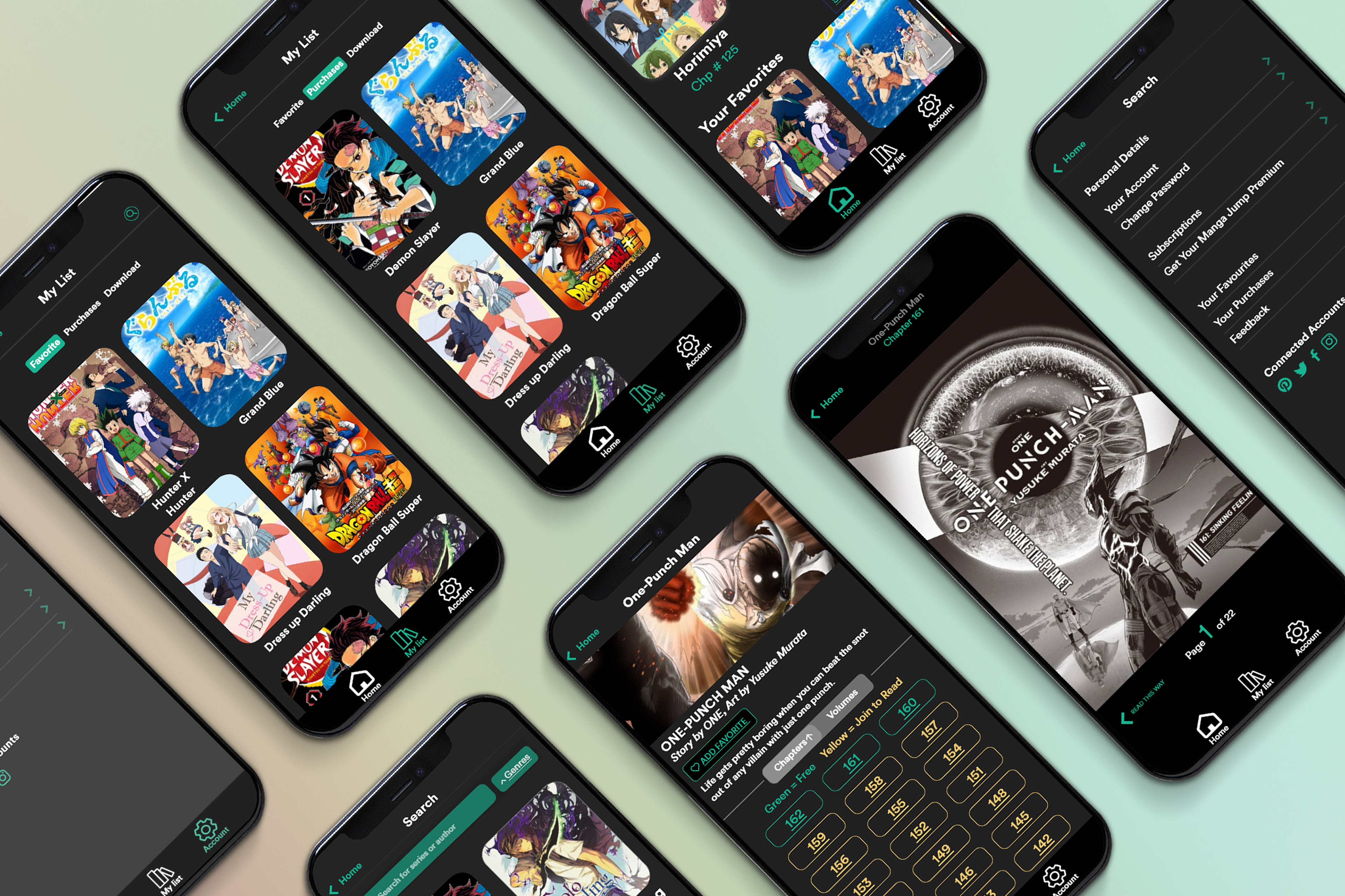 Shounen Jump App Redesign