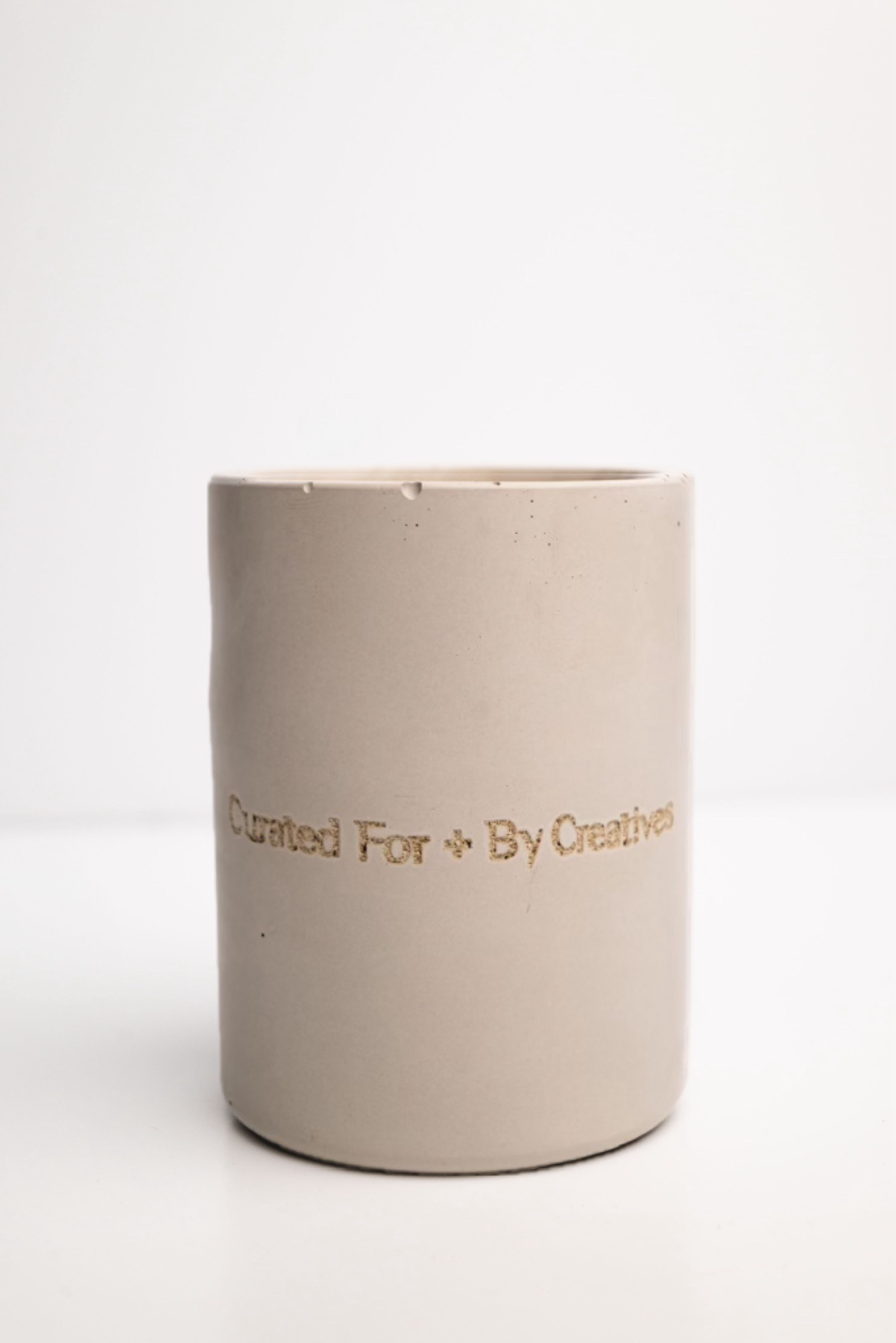 Custom Lasered Cement Vessel