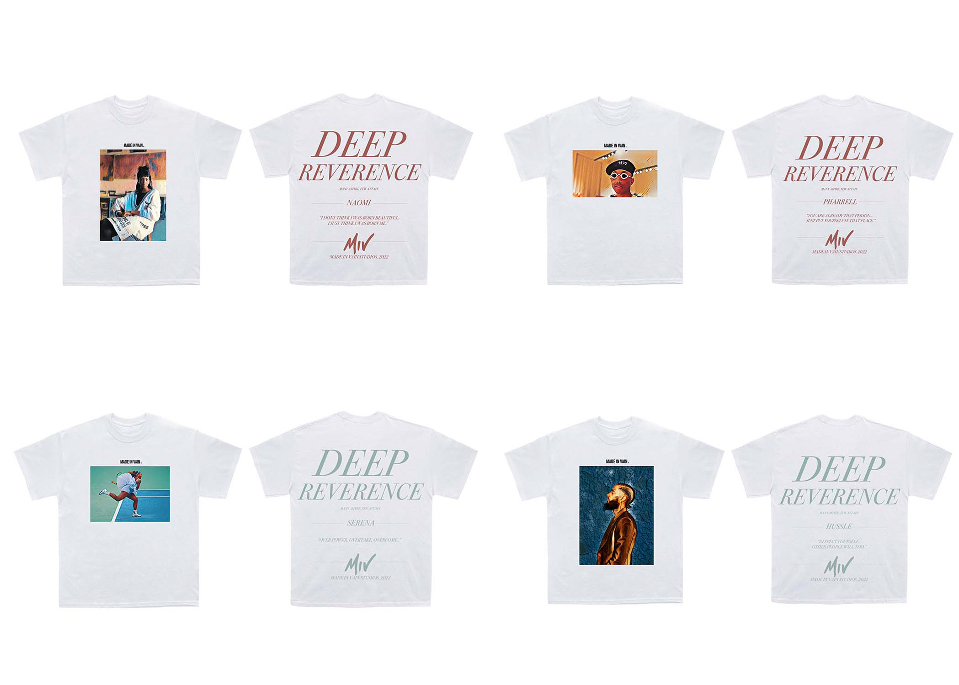 Made In Vain "Deep Reverence" Capsule Tees