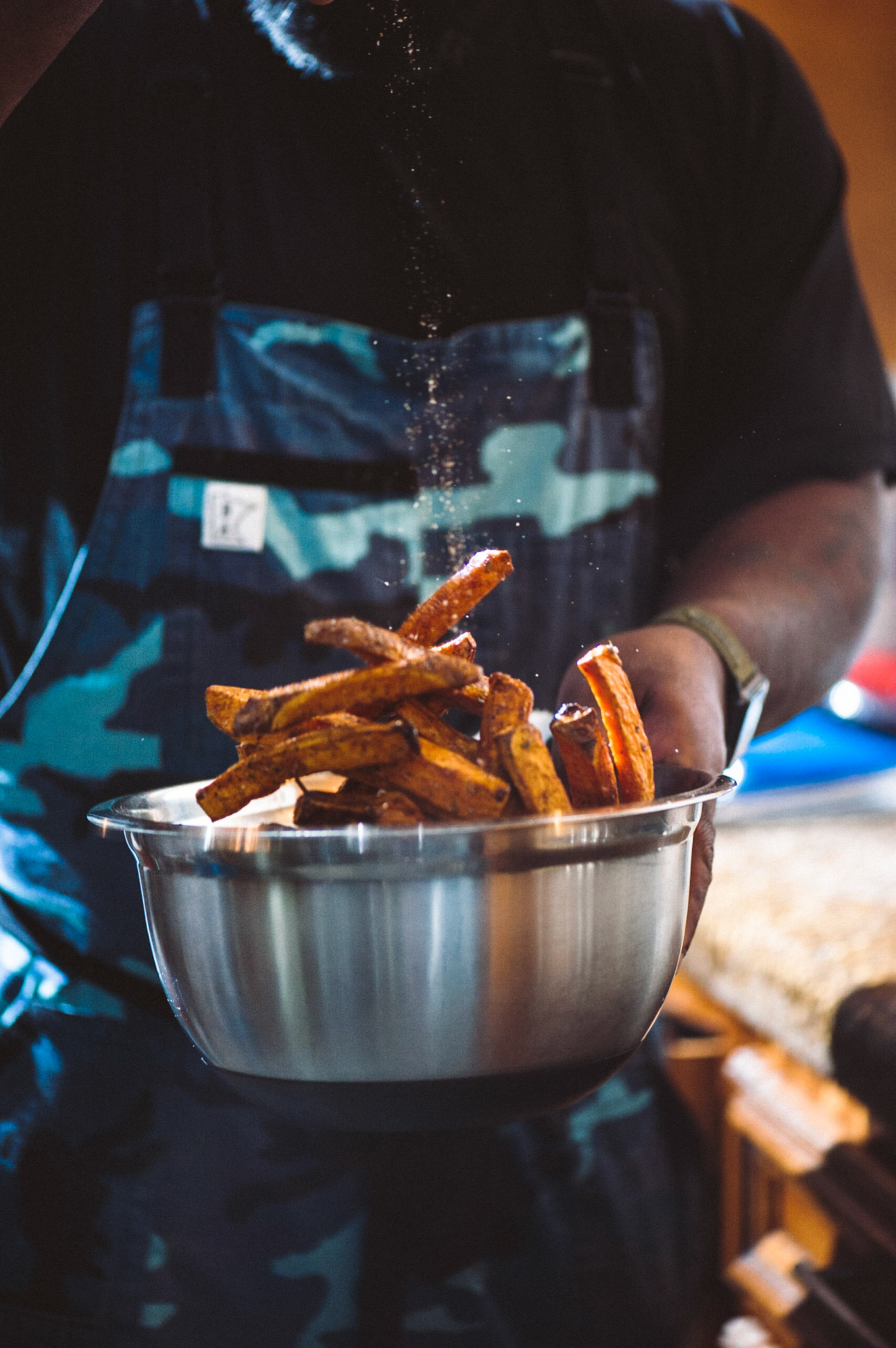 Southern Cooking, Global Flavors, a cookbook by Top Chef Kenny Gilbert with food photography by Kristen Penoyer. Launching May 2023. Produced in Jacksonville, Florida for Rizzoli Publishing.