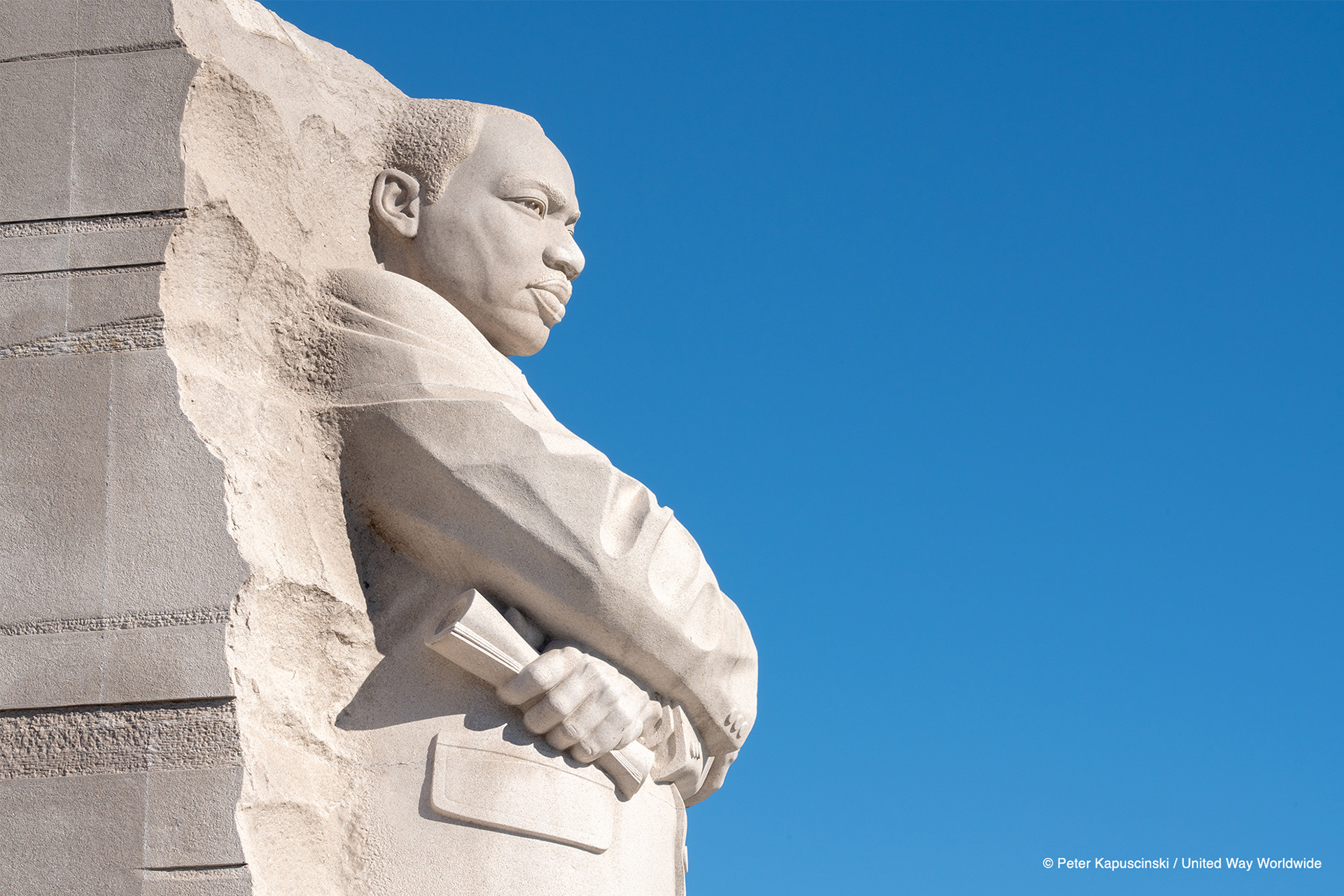 Martin Luther King, Jr. Memorial in Washington, D.C. Photo: Peter Kapuscinski/United Way Worldwide
