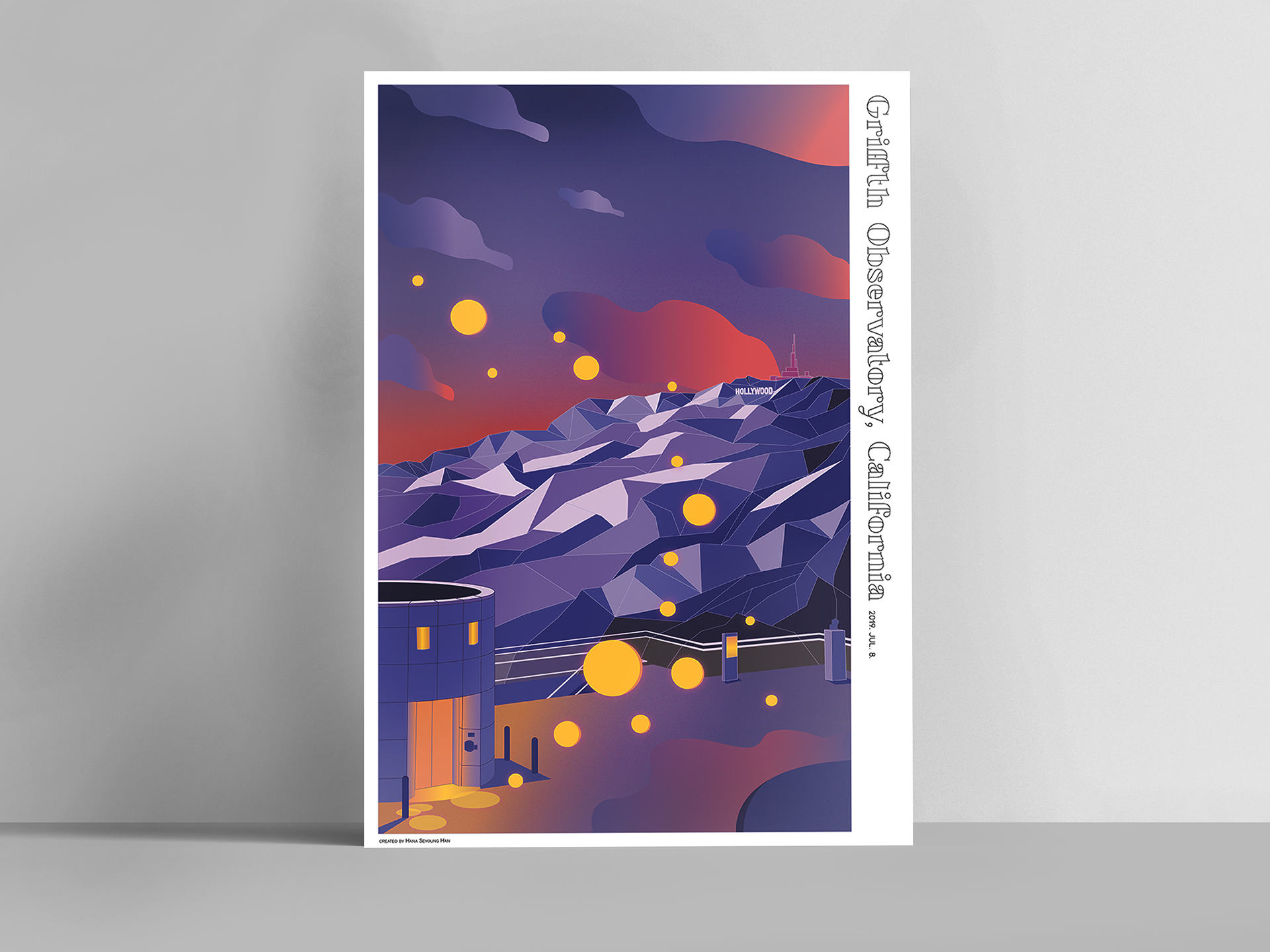 Griffith Observatory Poster