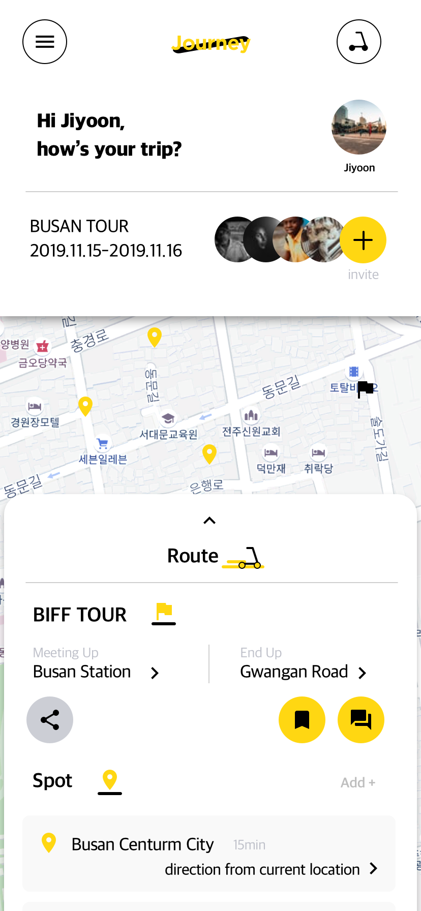 Hyundai Micromobility prj App mock-up
