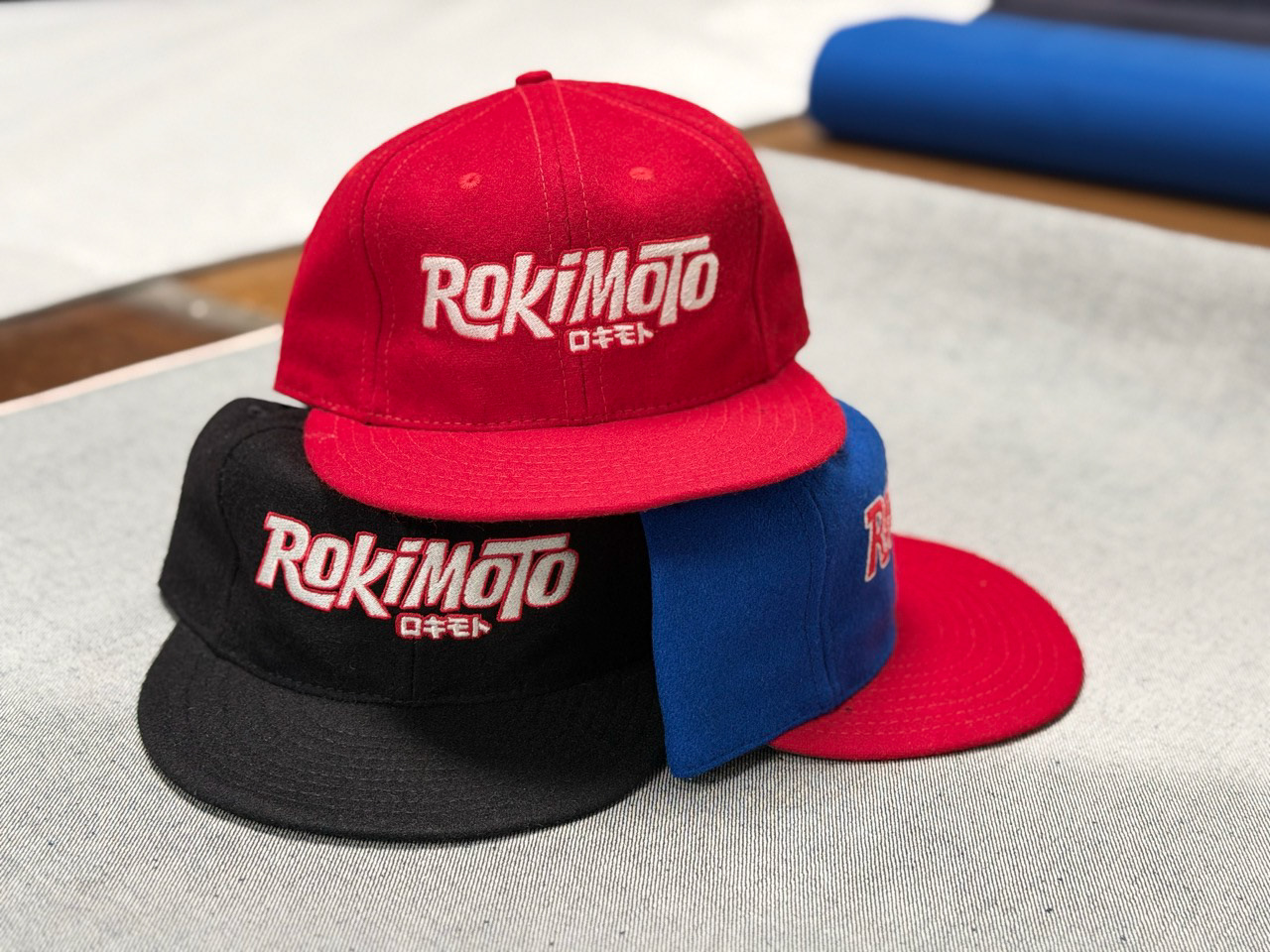 Wool, flat embroidery