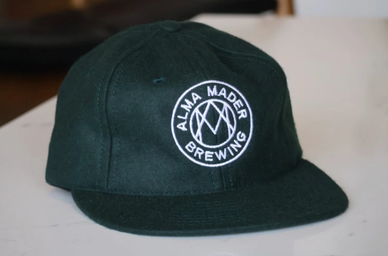 Bottle Green Wool with direct embroidery