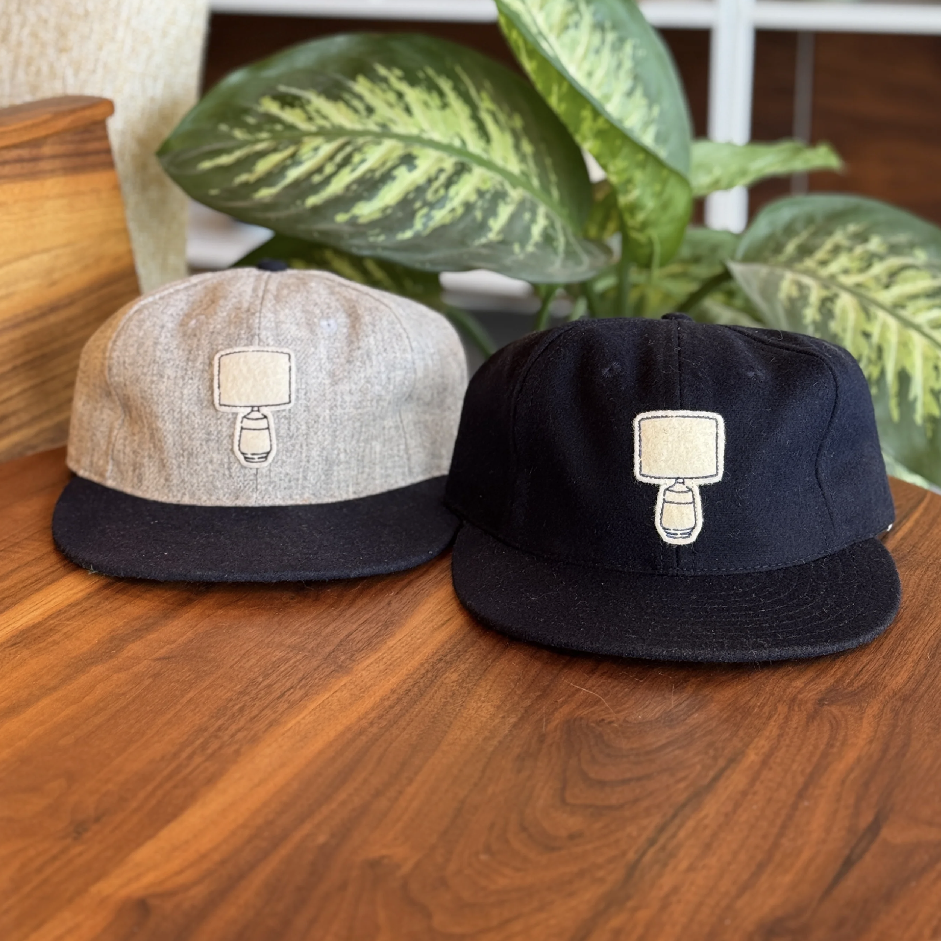 Wool, felt w/emb.