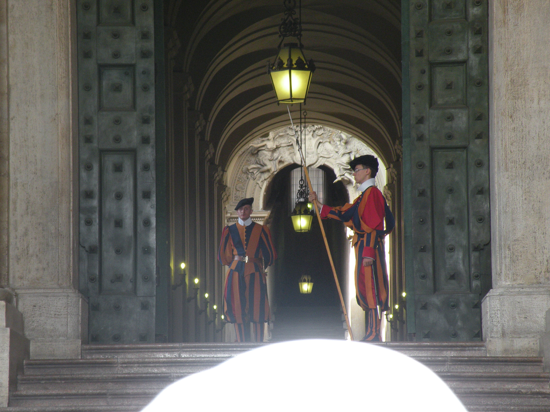 Vatican guards keeping watch