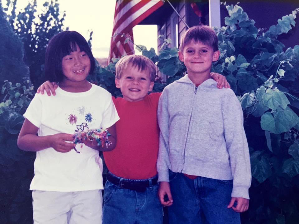 Shelby, Michael and I on the 4th of July