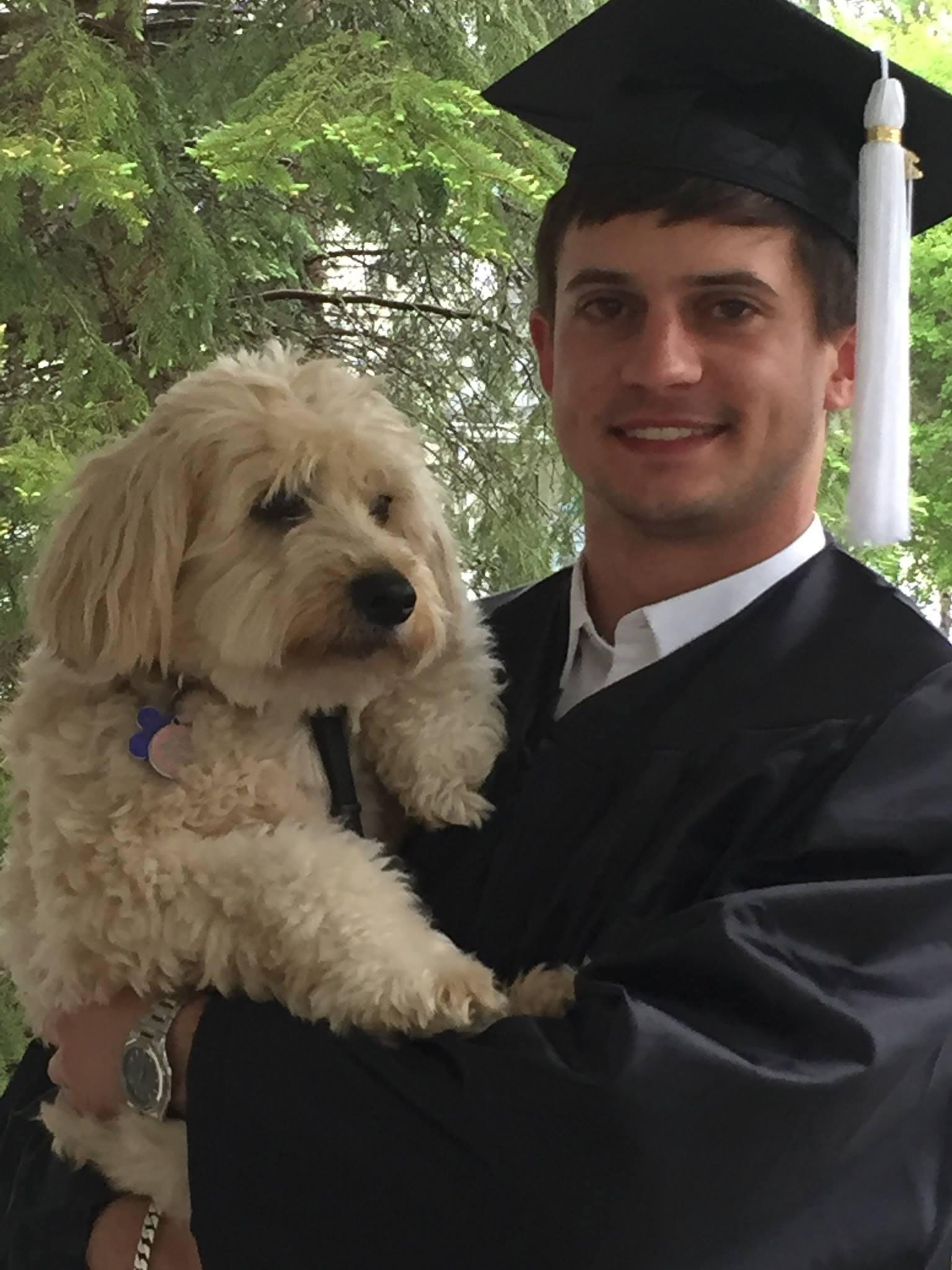 Calie and I after undergrad graduation in 2016