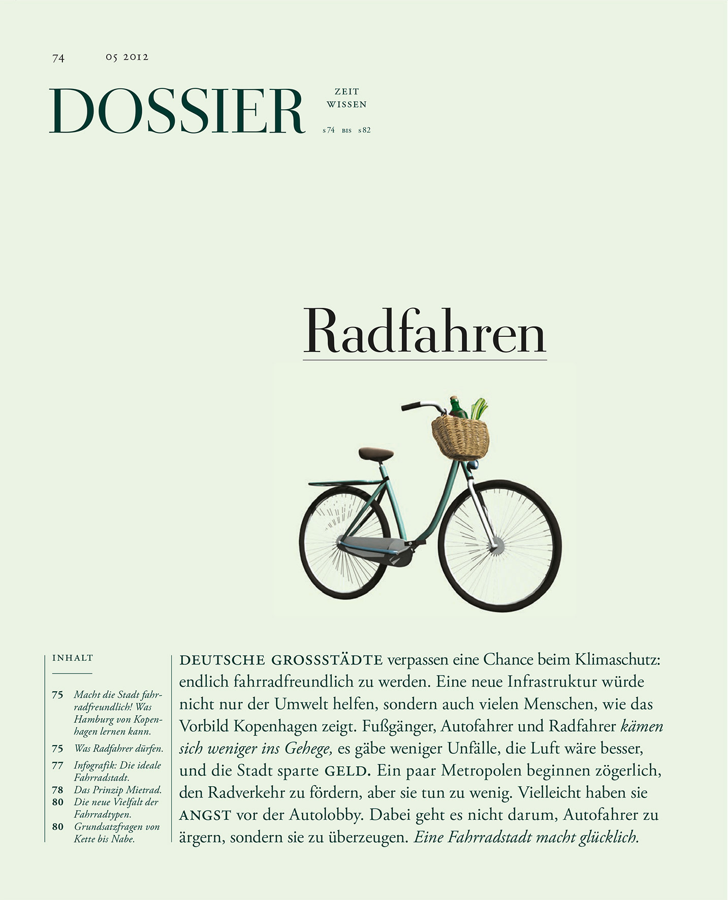 Zeit Wissen Dossier 2012