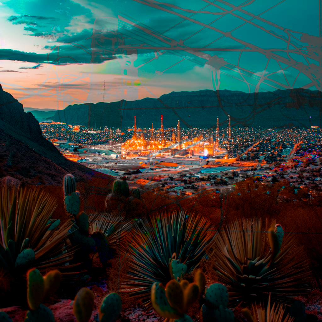 S/T.Ilustración digital y fotomontaje. Impresión digital de 40cm x 40cm. 2023