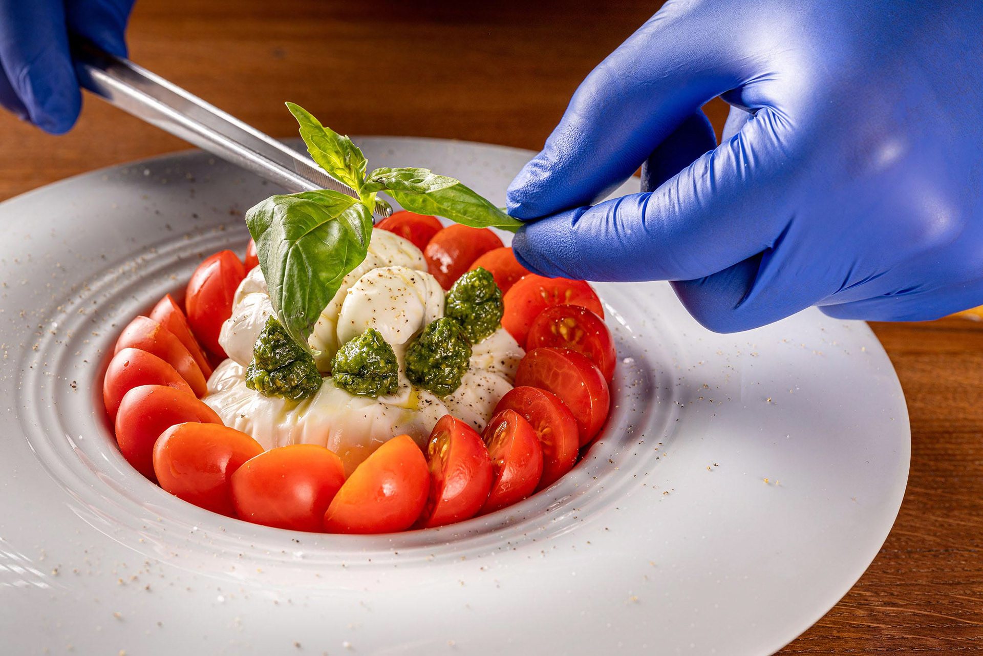 Restaurant menu photography