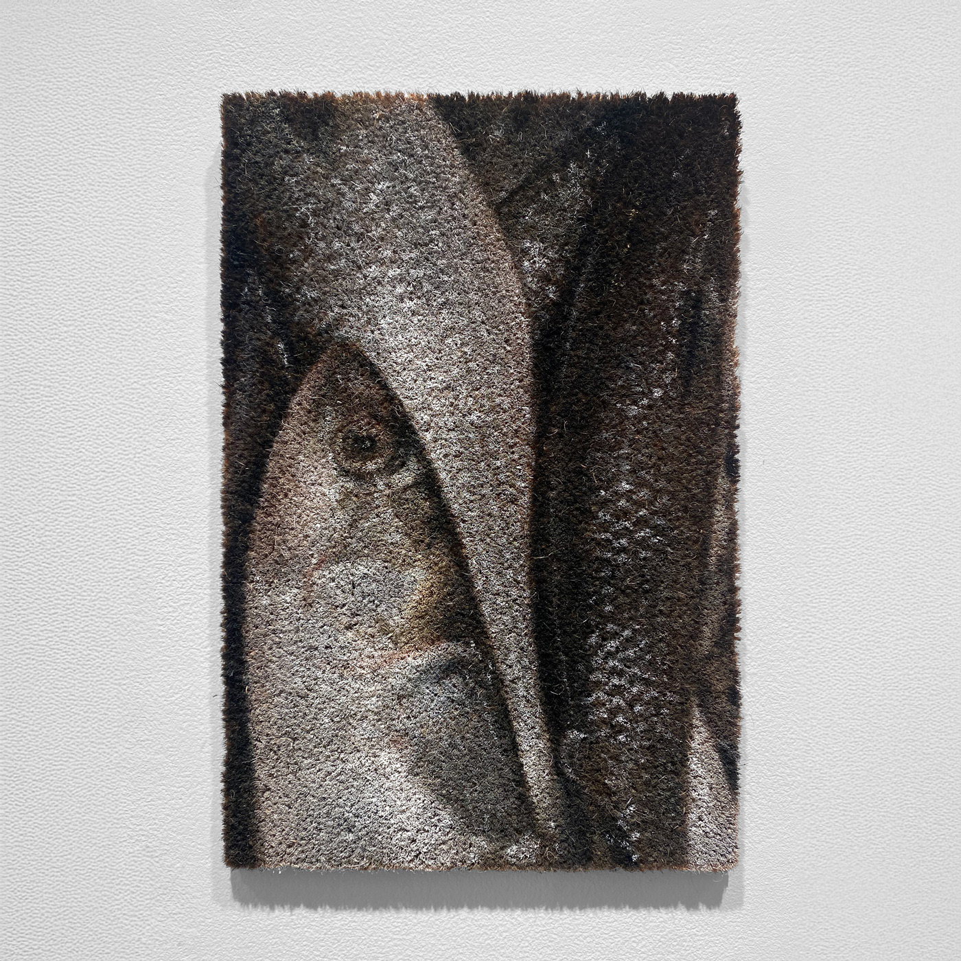 Gleam, 2025. Oil on coir, 40 x 60cm. Sold.