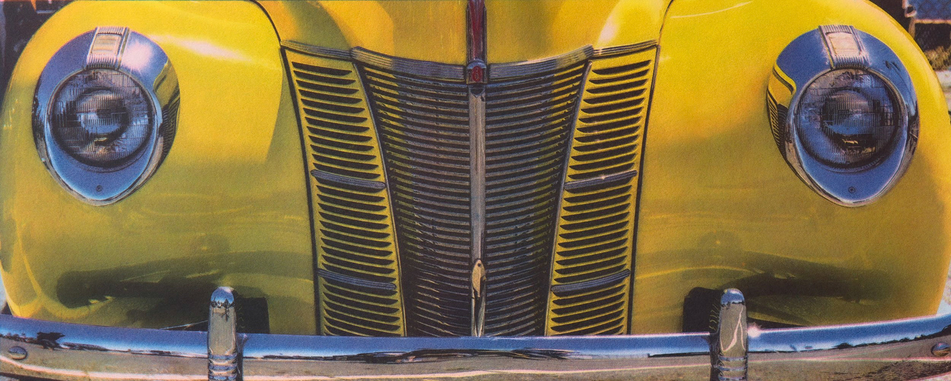 Chrome - "Yellow V8" - Gum bichromate over palladium toned kallitype