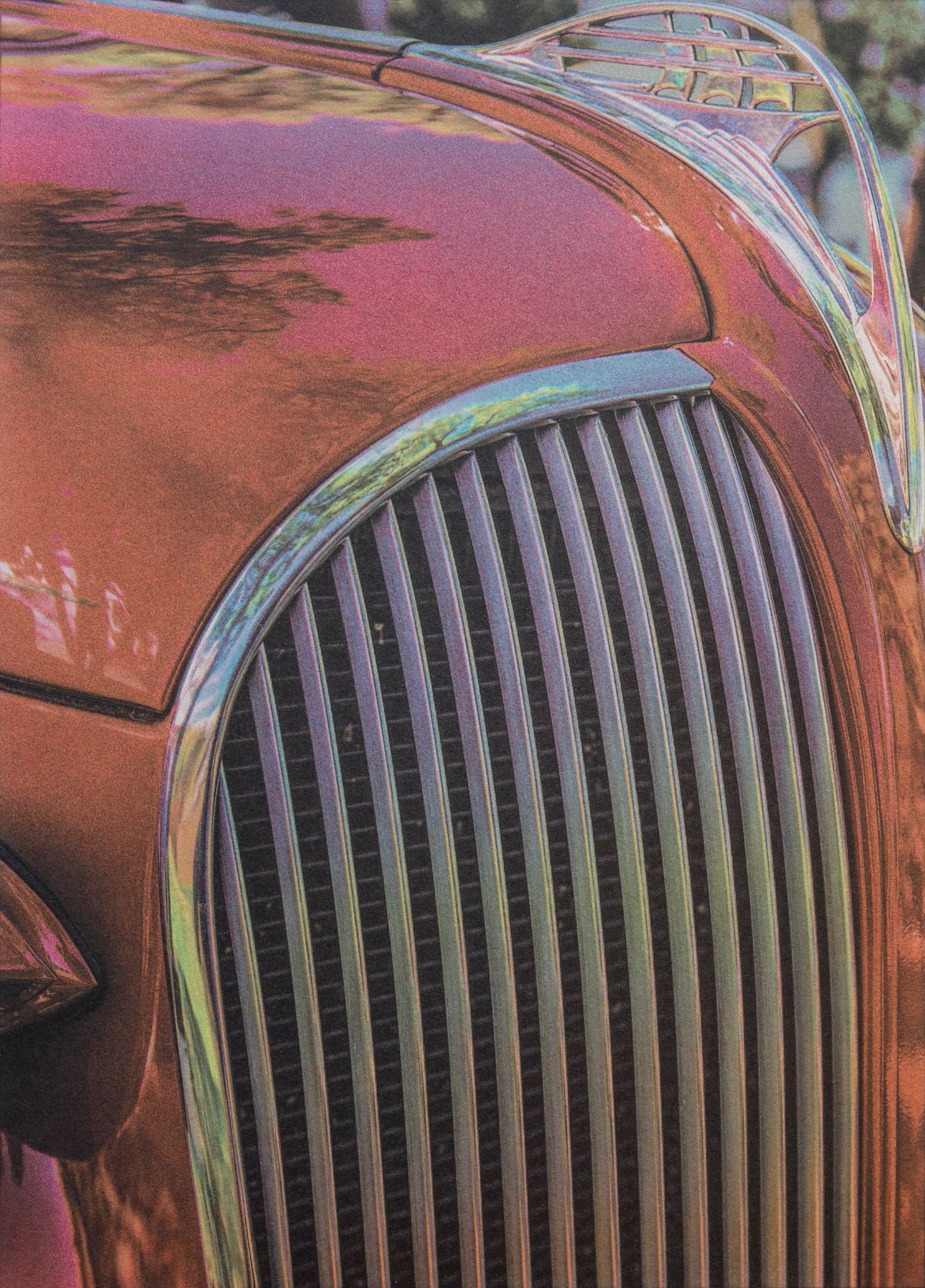 Chrome - "Red Plymouth" - Gum bichromate over palladium toned kallitype