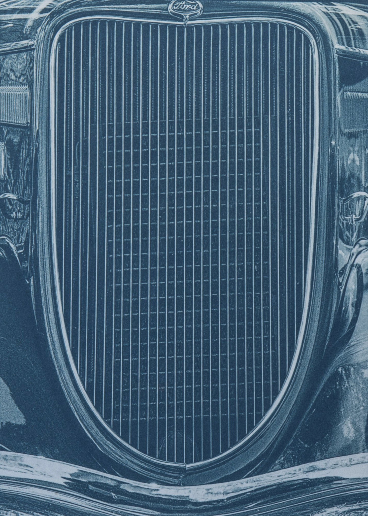 Chrome - "36 Ford" - Toned cyanotype (pyrogallic acid)