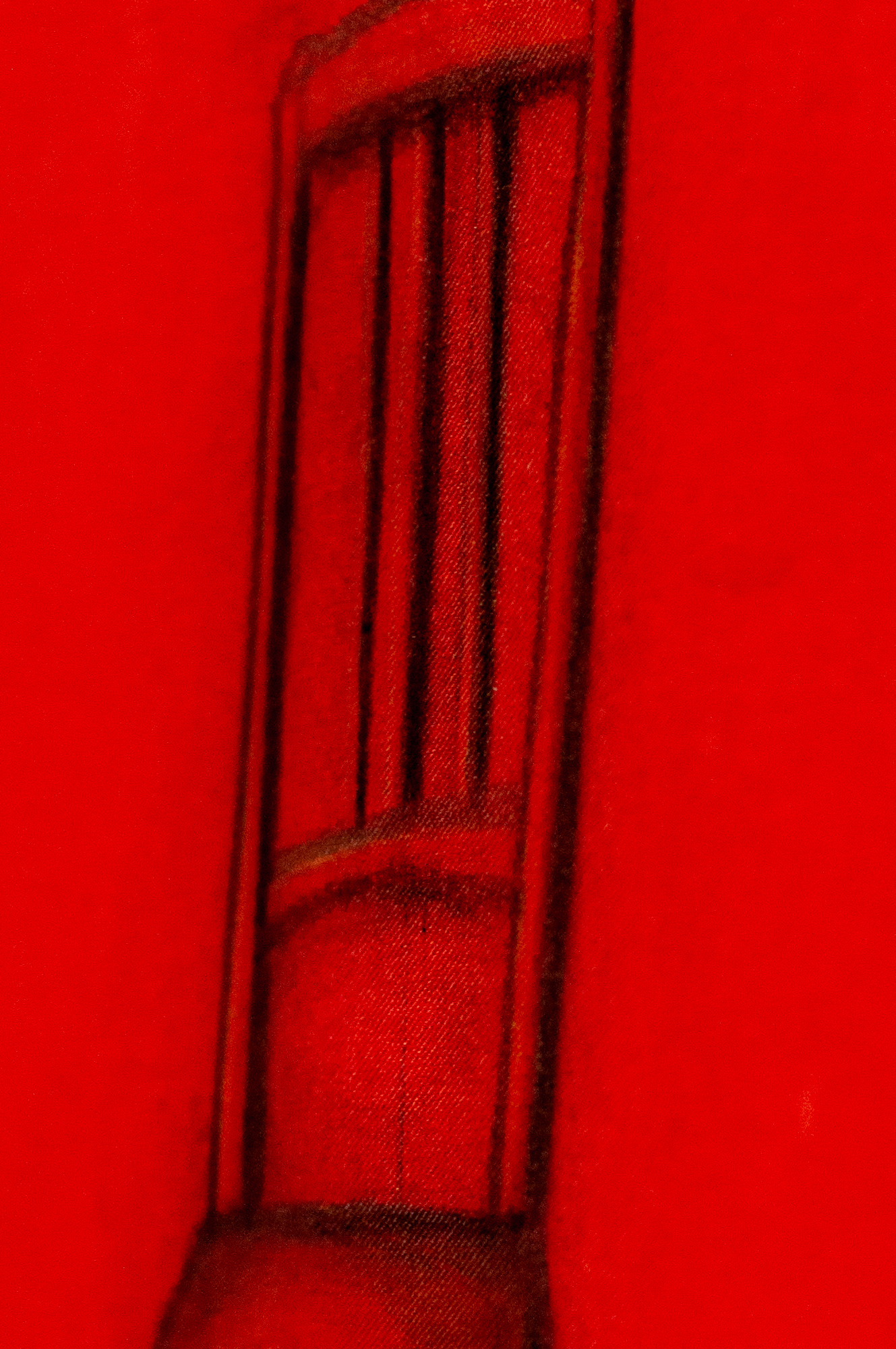 "Solitude" - Tinta acrílica, pastel seco e carvão sobre tela