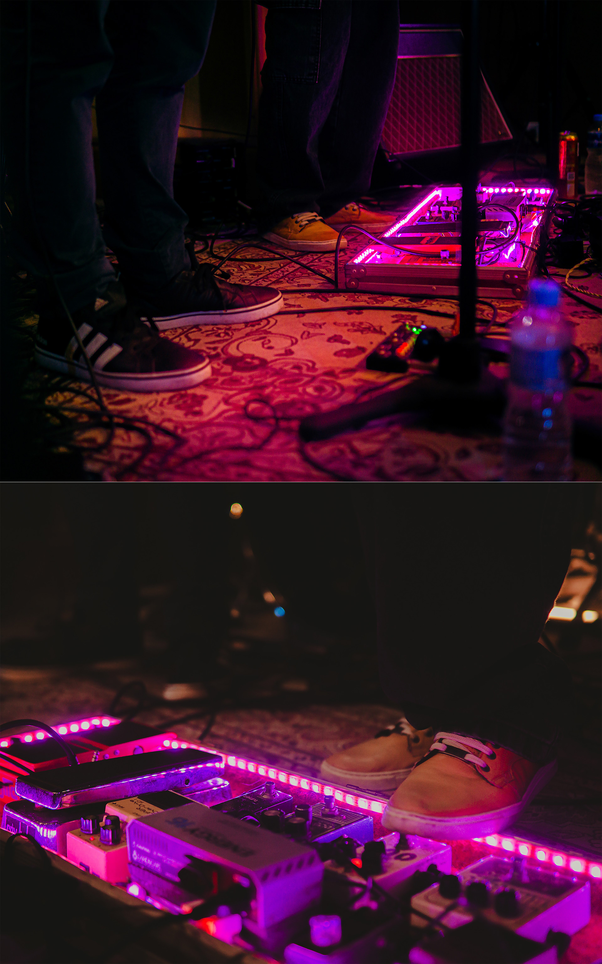 Amigos, música, estúdio musical e fotos.